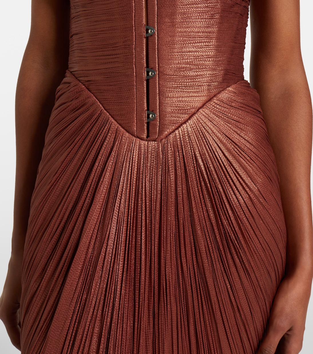 Susie silk bustier gown | Maria Lucia Hohan