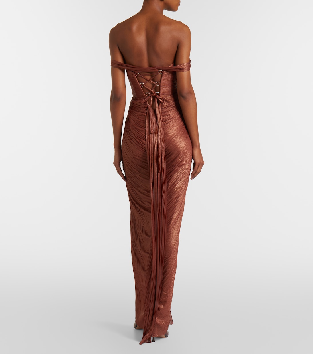 Susie silk bustier gown | Maria Lucia Hohan