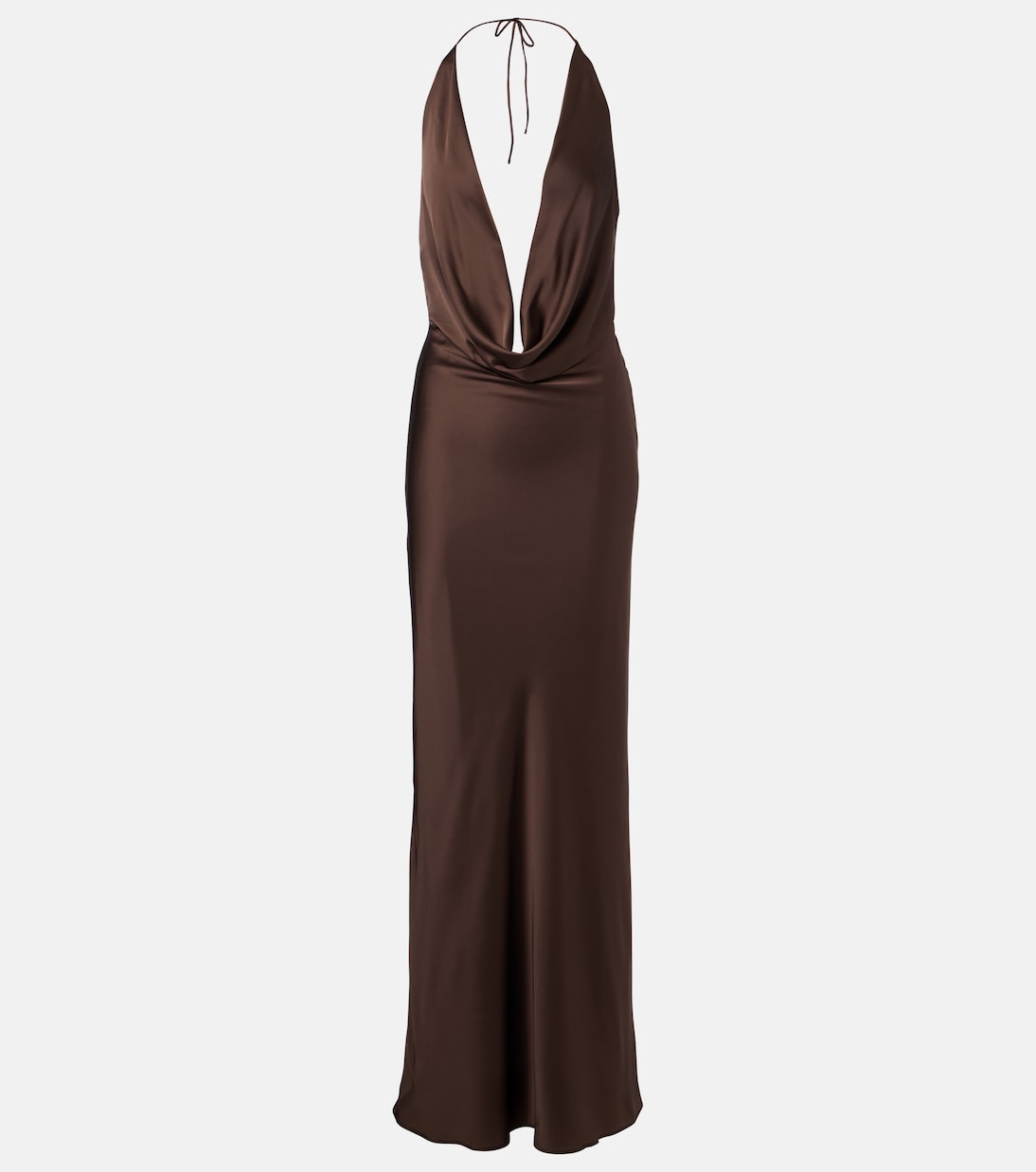 Draped chiffon maxi dress | Rotate