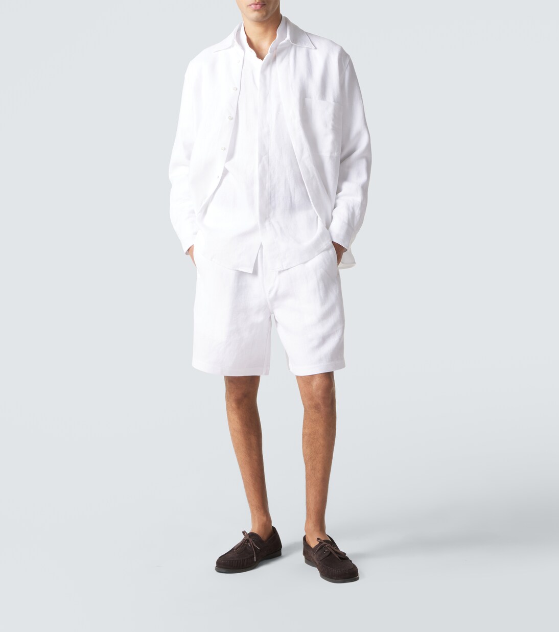 Linen overshirt | Saman Amel