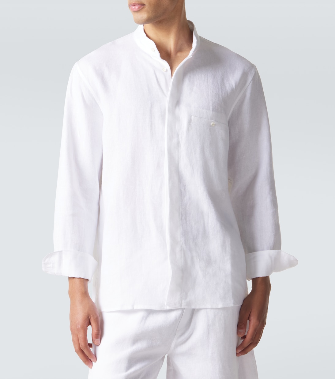 Linen overshirt | Saman Amel