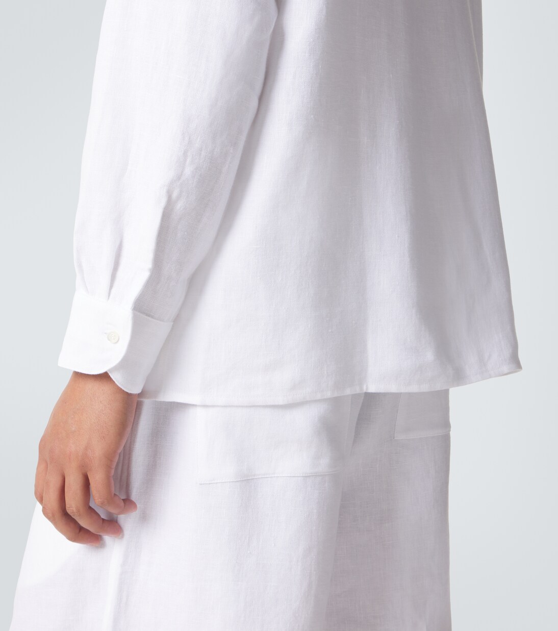 Linen overshirt | Saman Amel