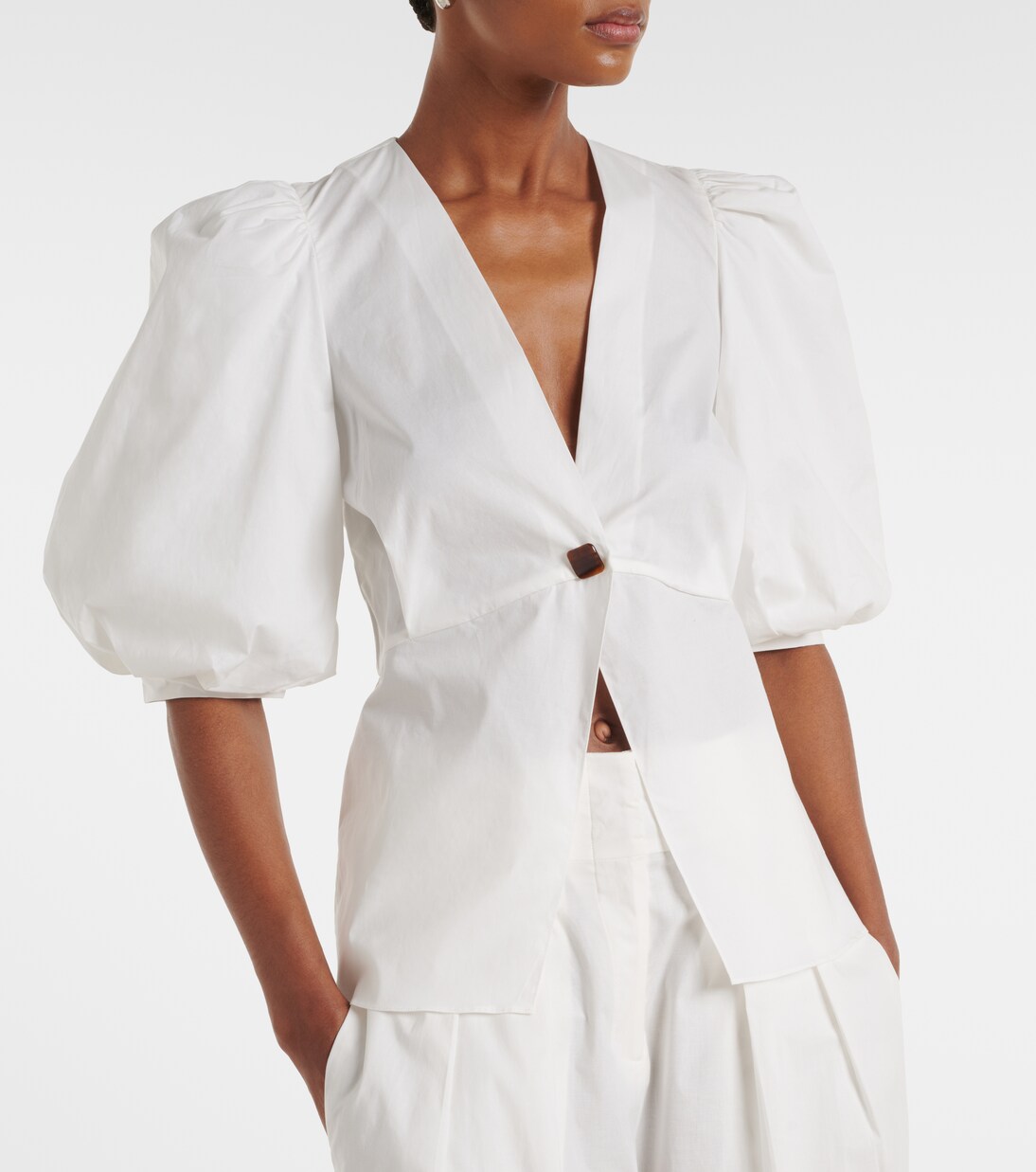 Cotton-blend top | Adriana Degreas