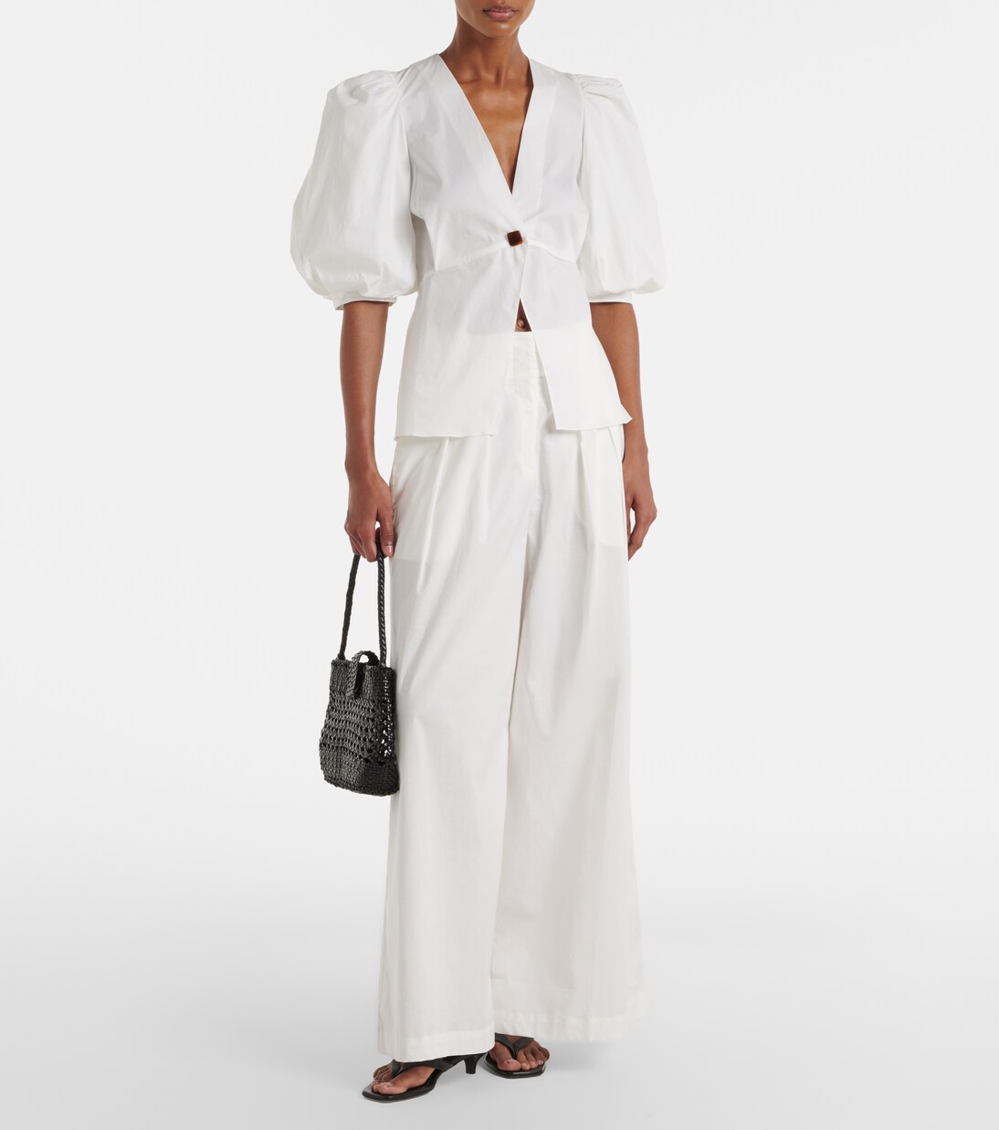 Cotton-blend top | Adriana Degreas