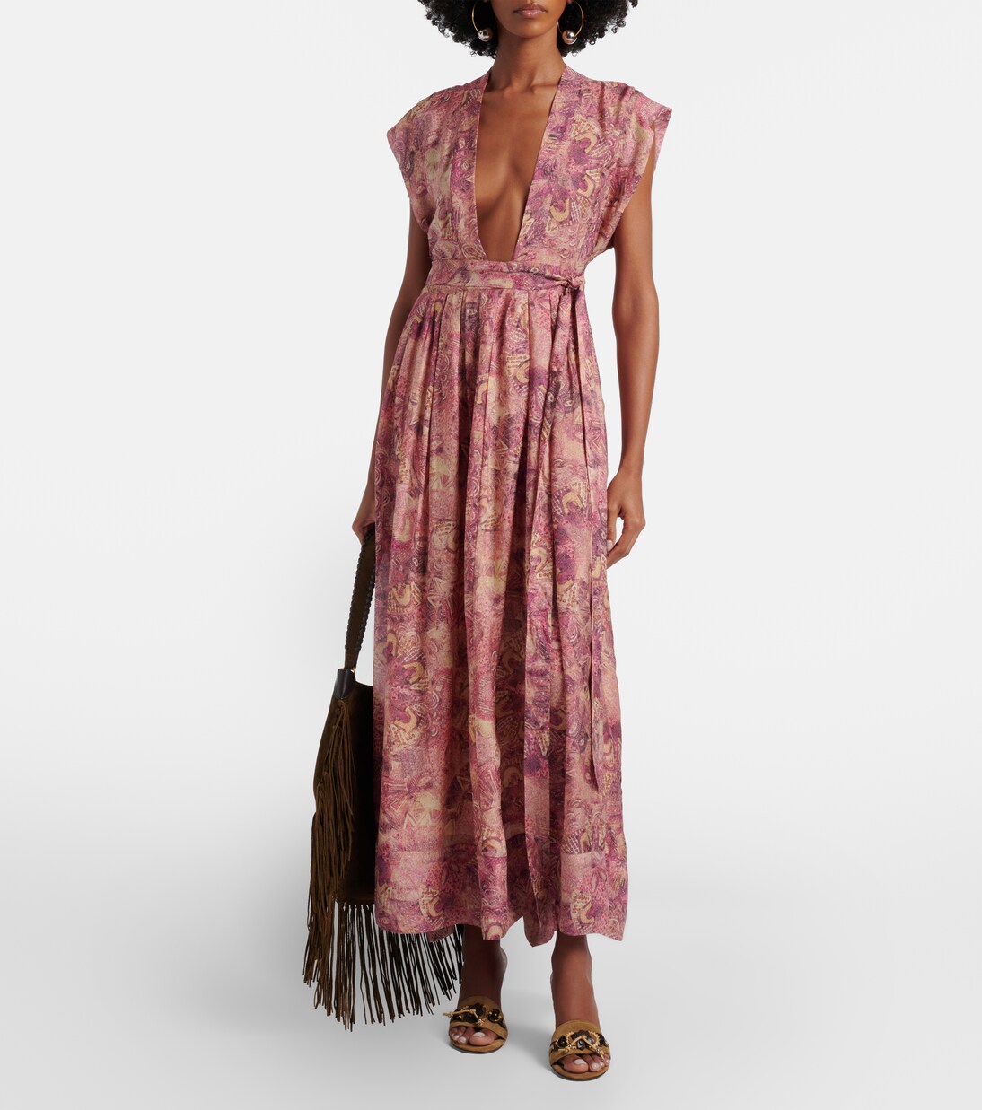 Melissa printed silk voile maxi dress | Isabel Marant