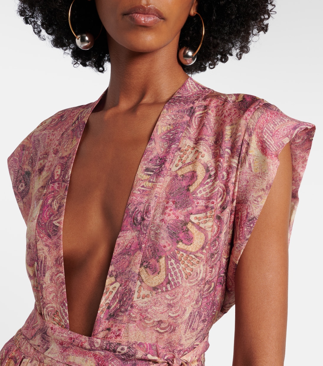 Melissa printed silk voile maxi dress | Isabel Marant