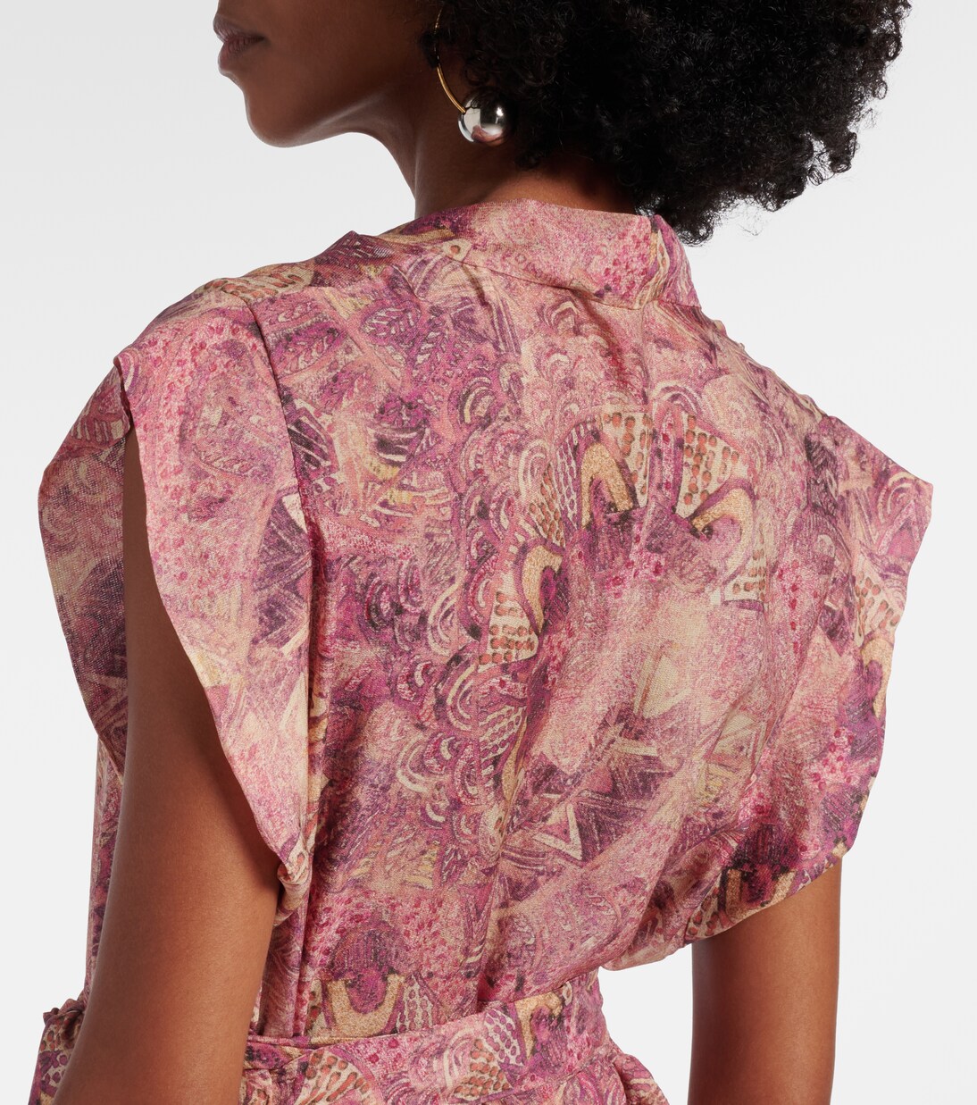 Melissa printed silk voile maxi dress | Isabel Marant