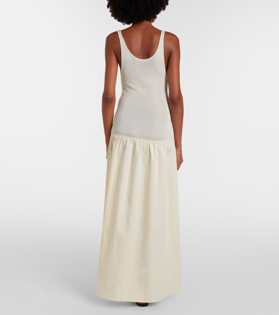 Ilya cotton-trimmed maxi dress | The Frankie Shop