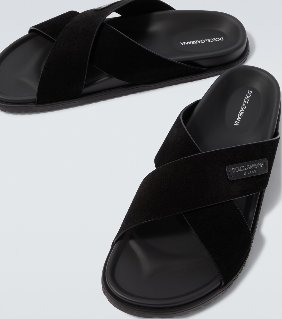 Logo suede sandals | Dolce&Gabbana