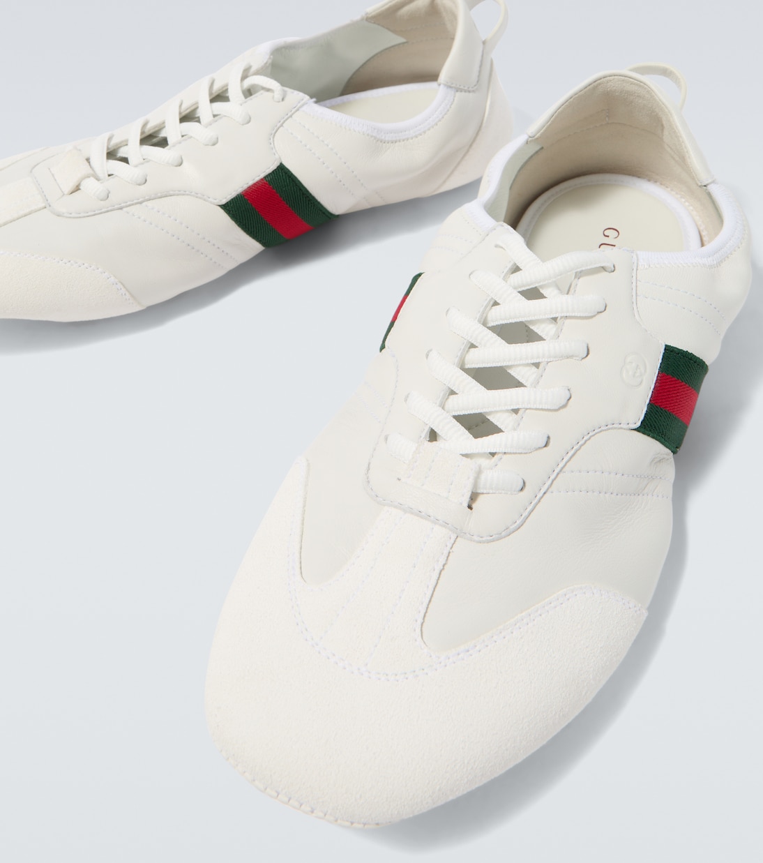 Flex leather and suede sneakers  | Gucci