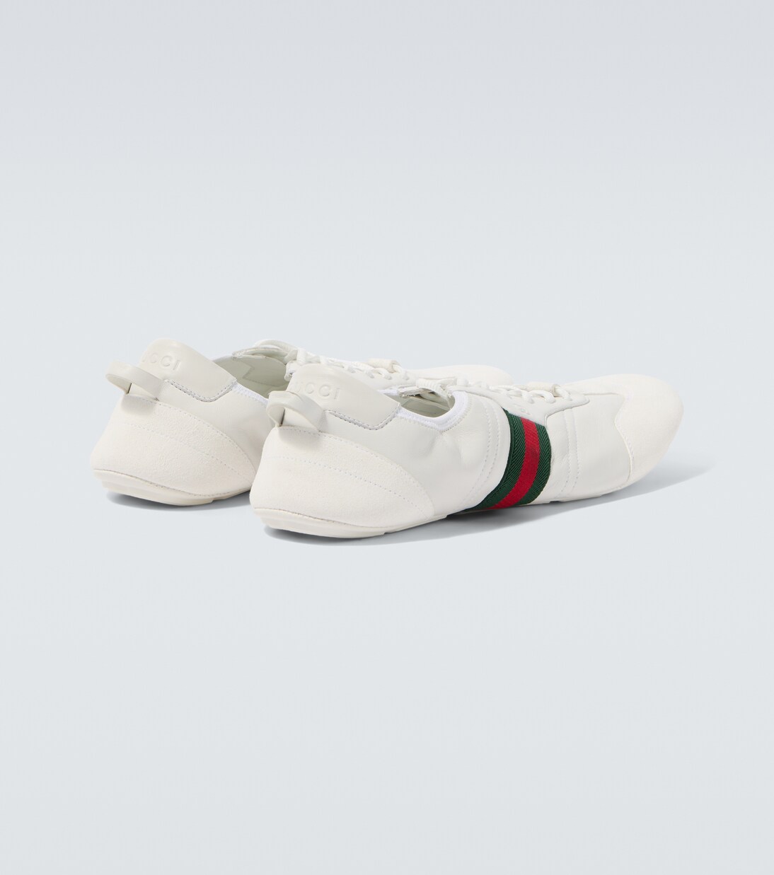 Flex leather and suede sneakers  | Gucci
