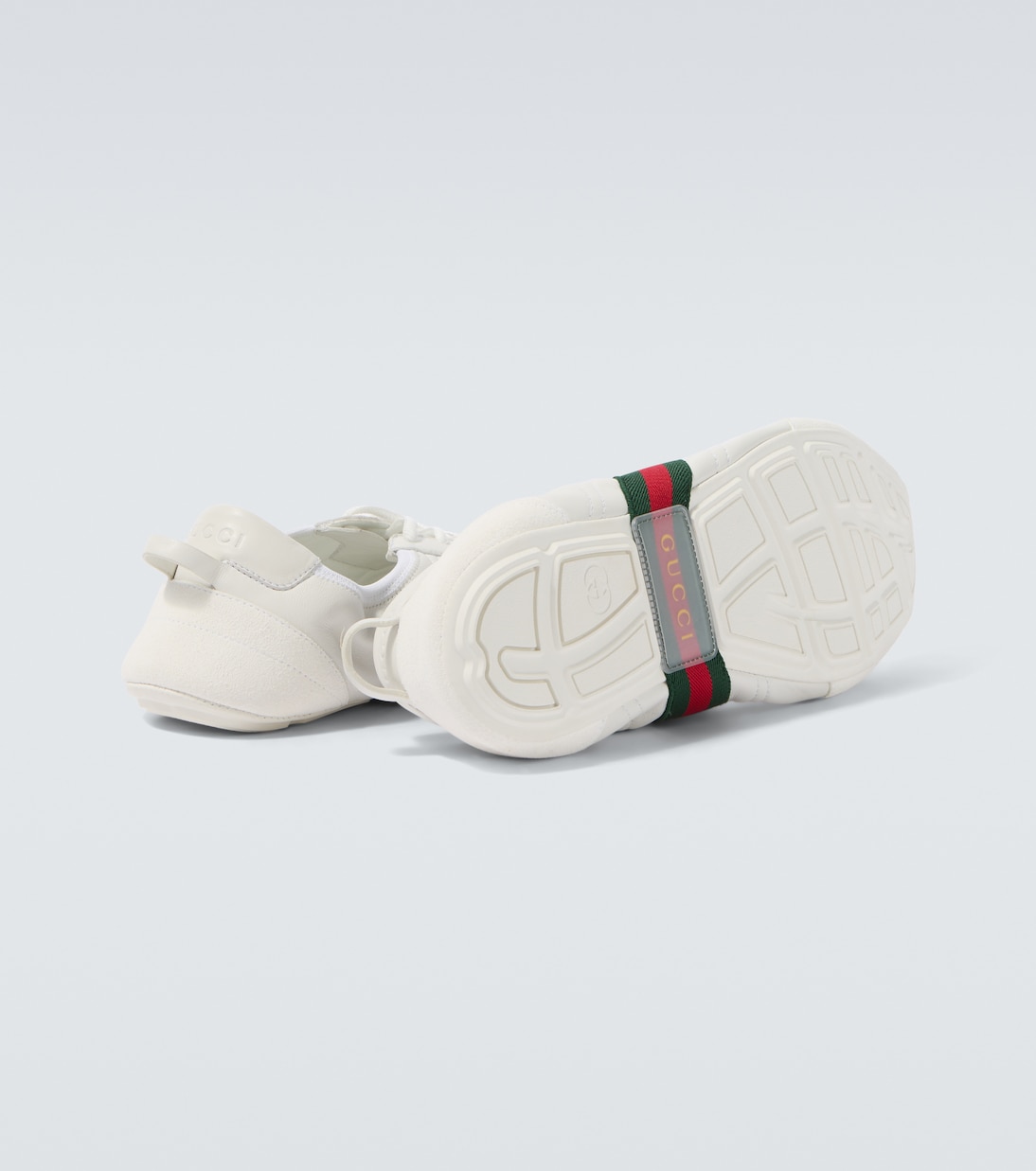 Flex leather and suede sneakers  | Gucci