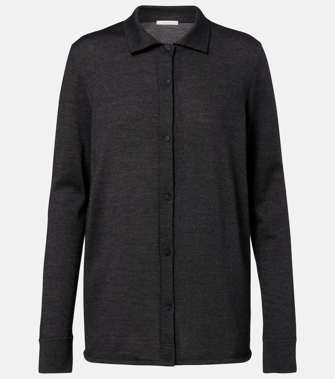 Ocari knitted cashmere and silk shirt | The Row