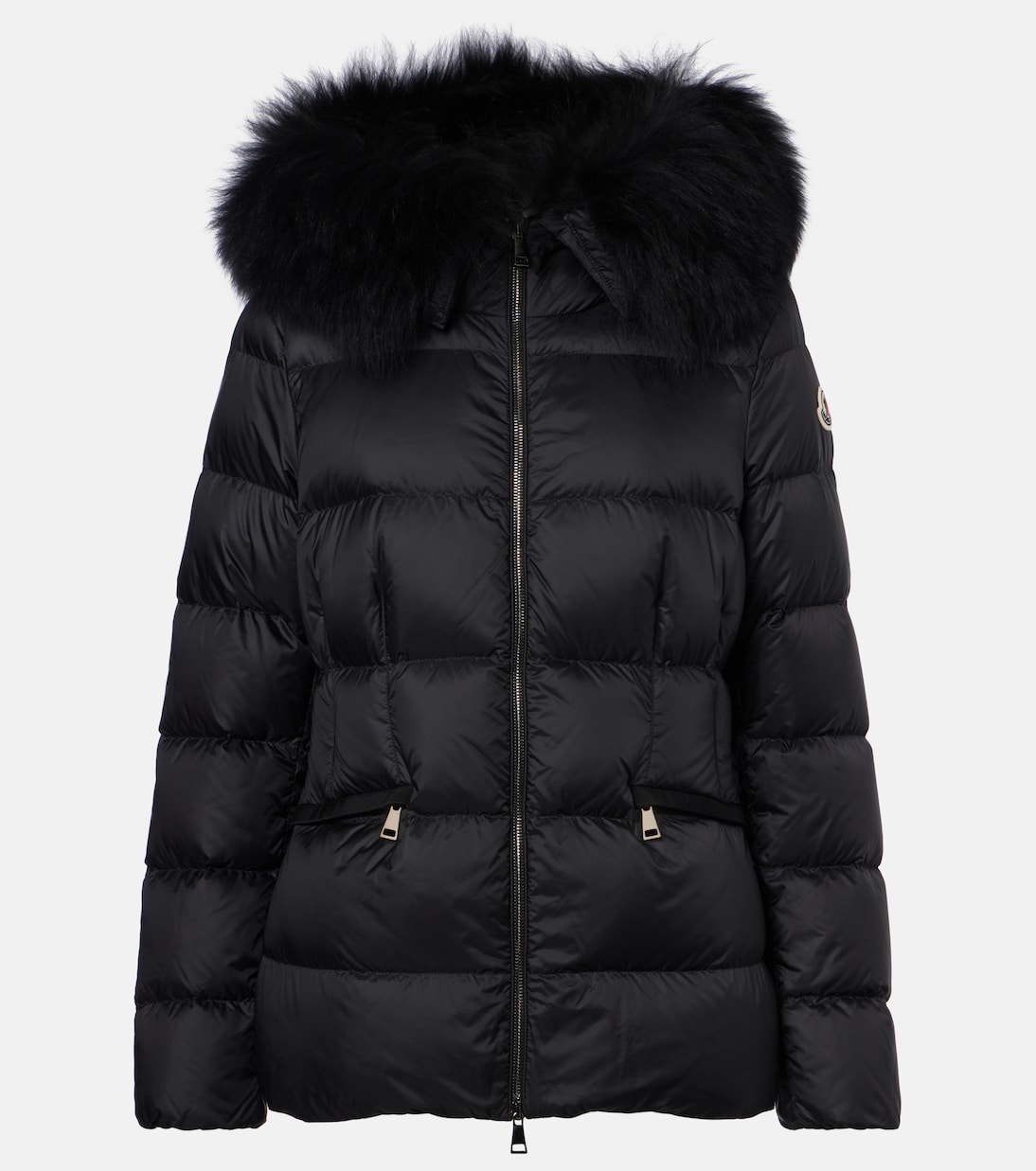 Boed shearling-trimmed down jacket | Moncler