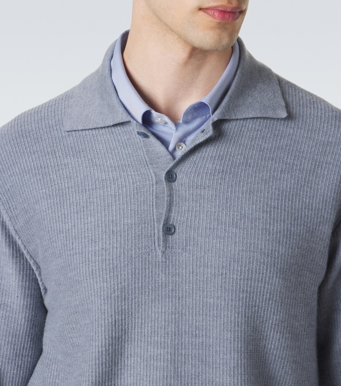 Bertram cashmere polo sweater | The Row