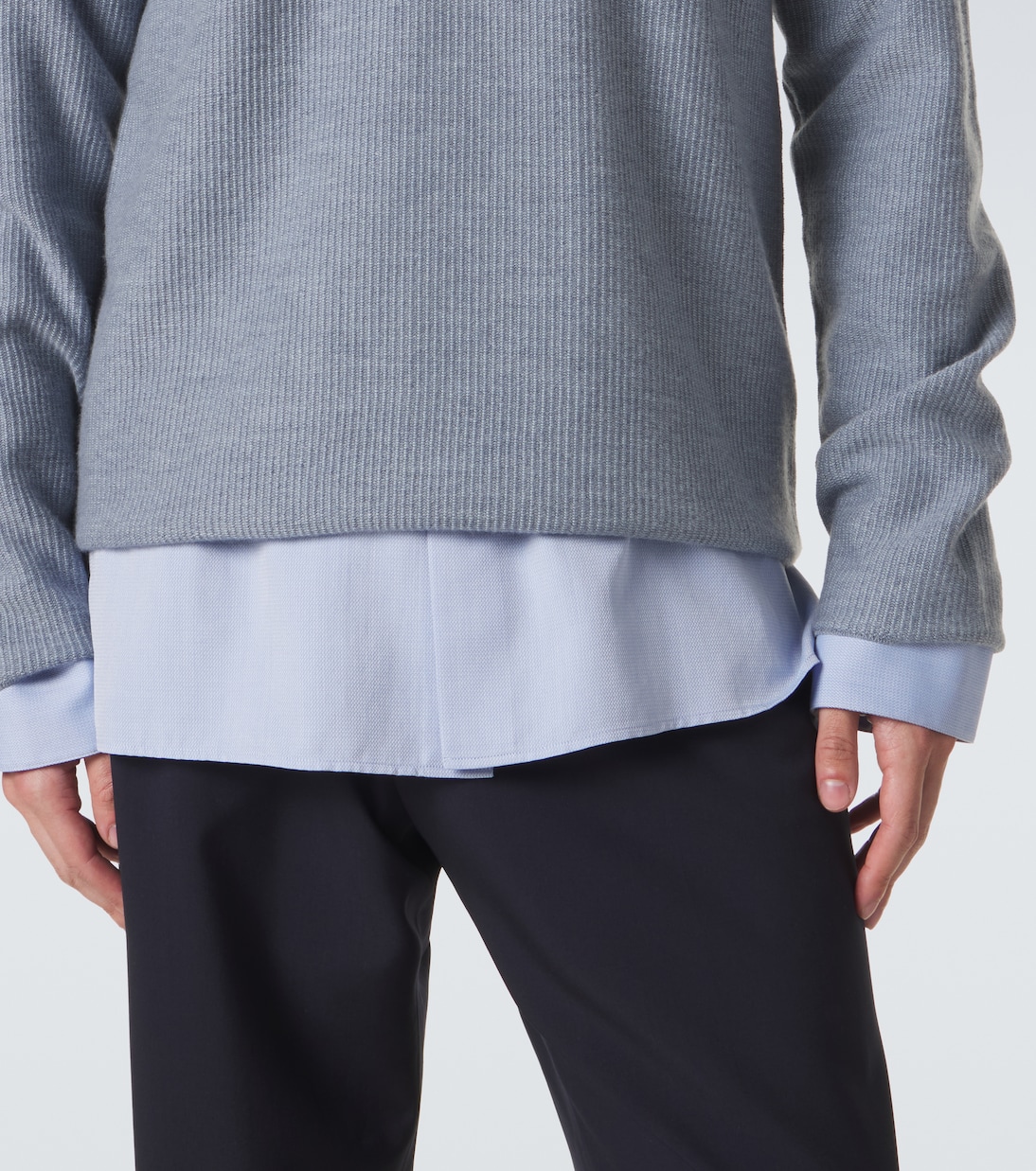 Bertram cashmere polo sweater | The Row
