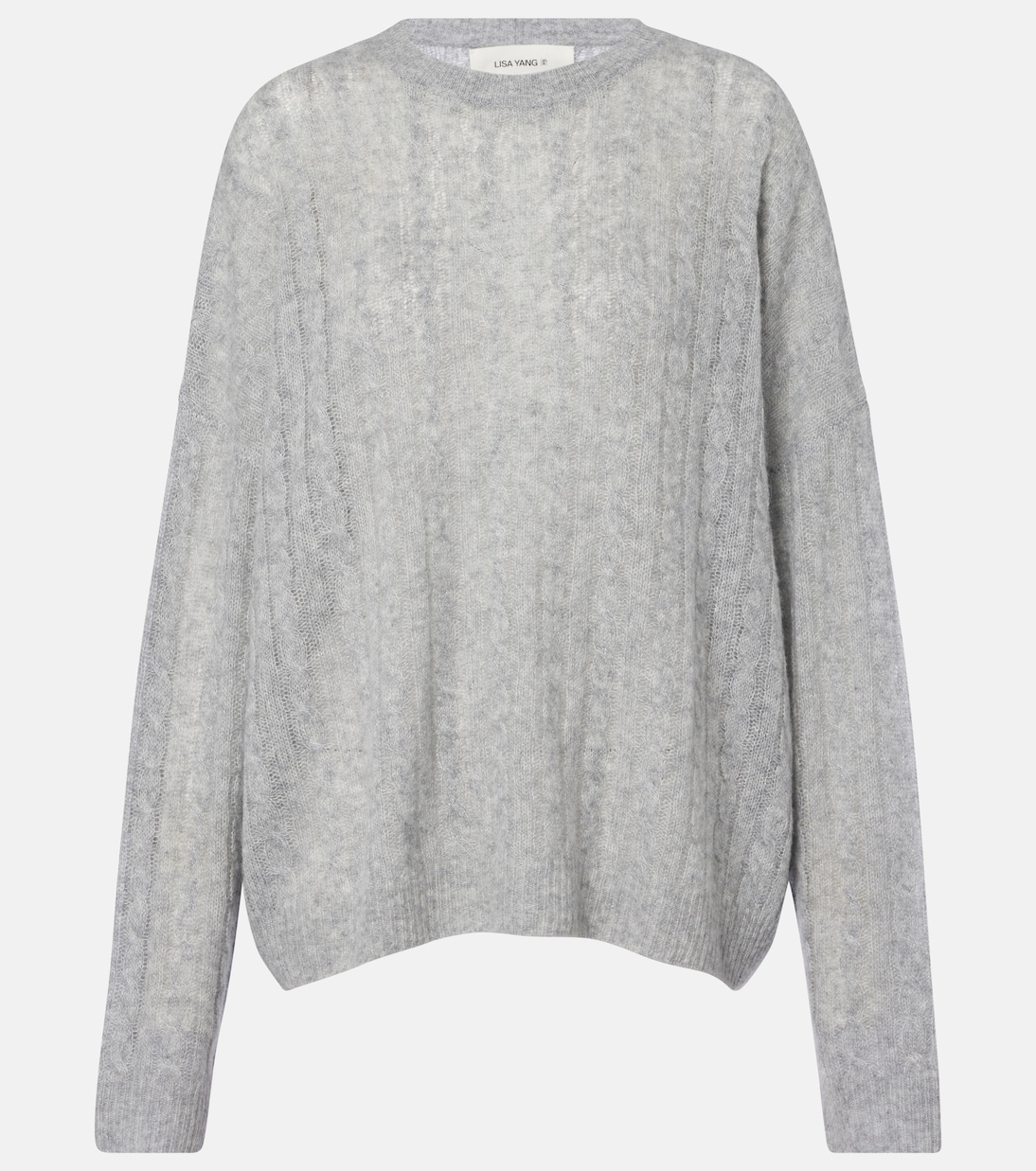 Amabel cable-knit cashmere and silk sweater | Lisa Yang