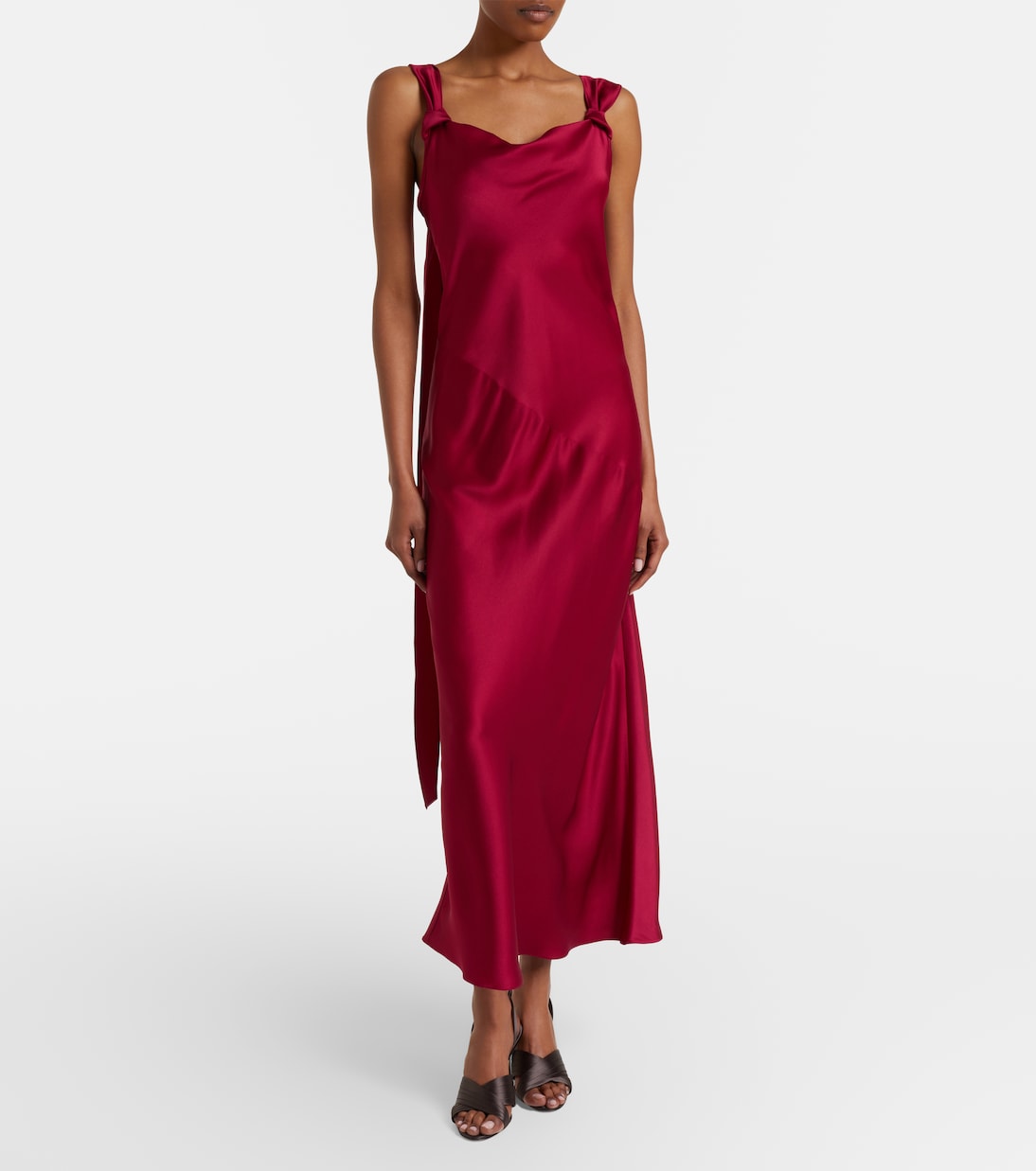 Maxikleid aus Satin | Max Mara
