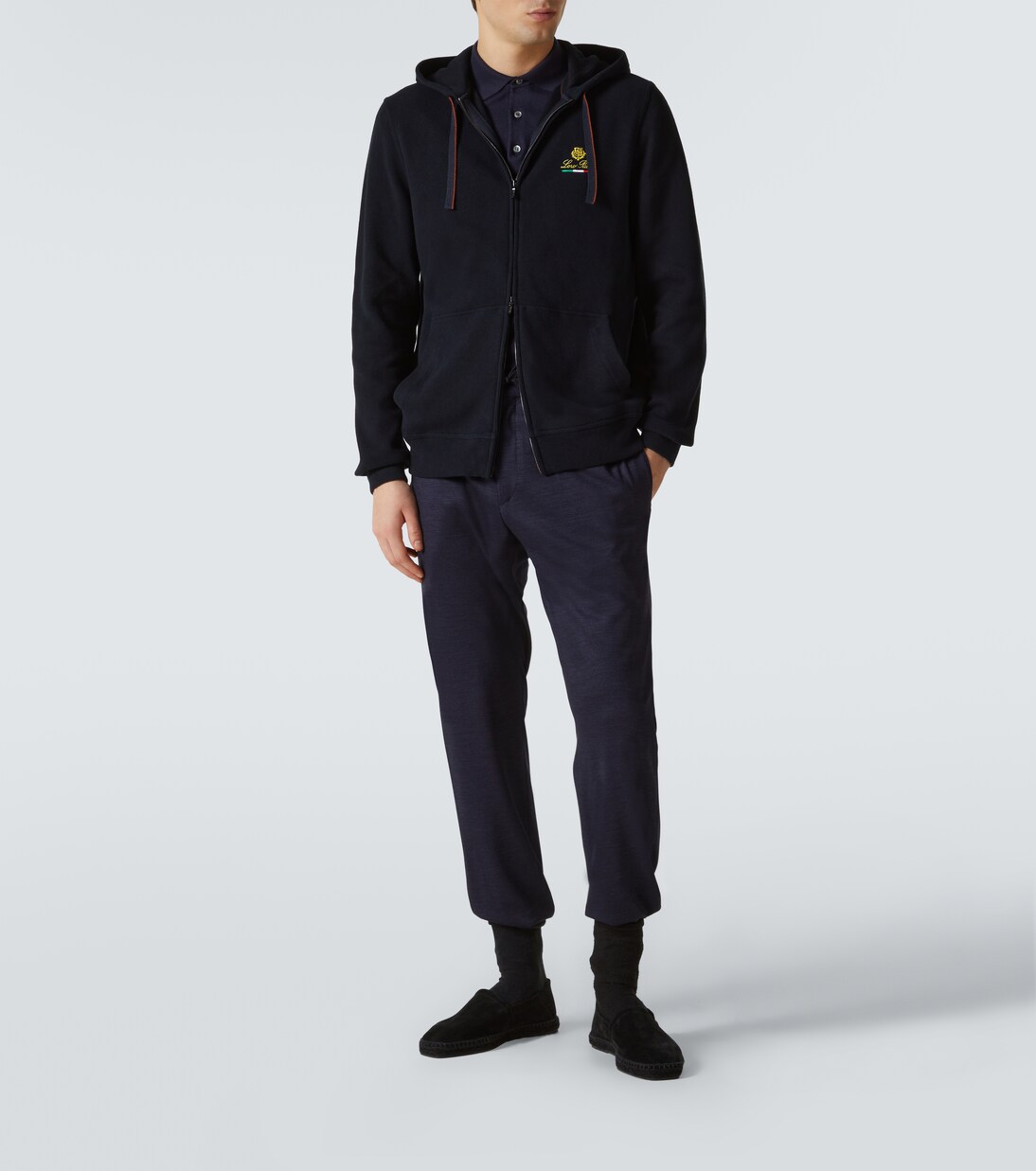 Hooded Bomber Horsey sweatshirt | Loro Piana