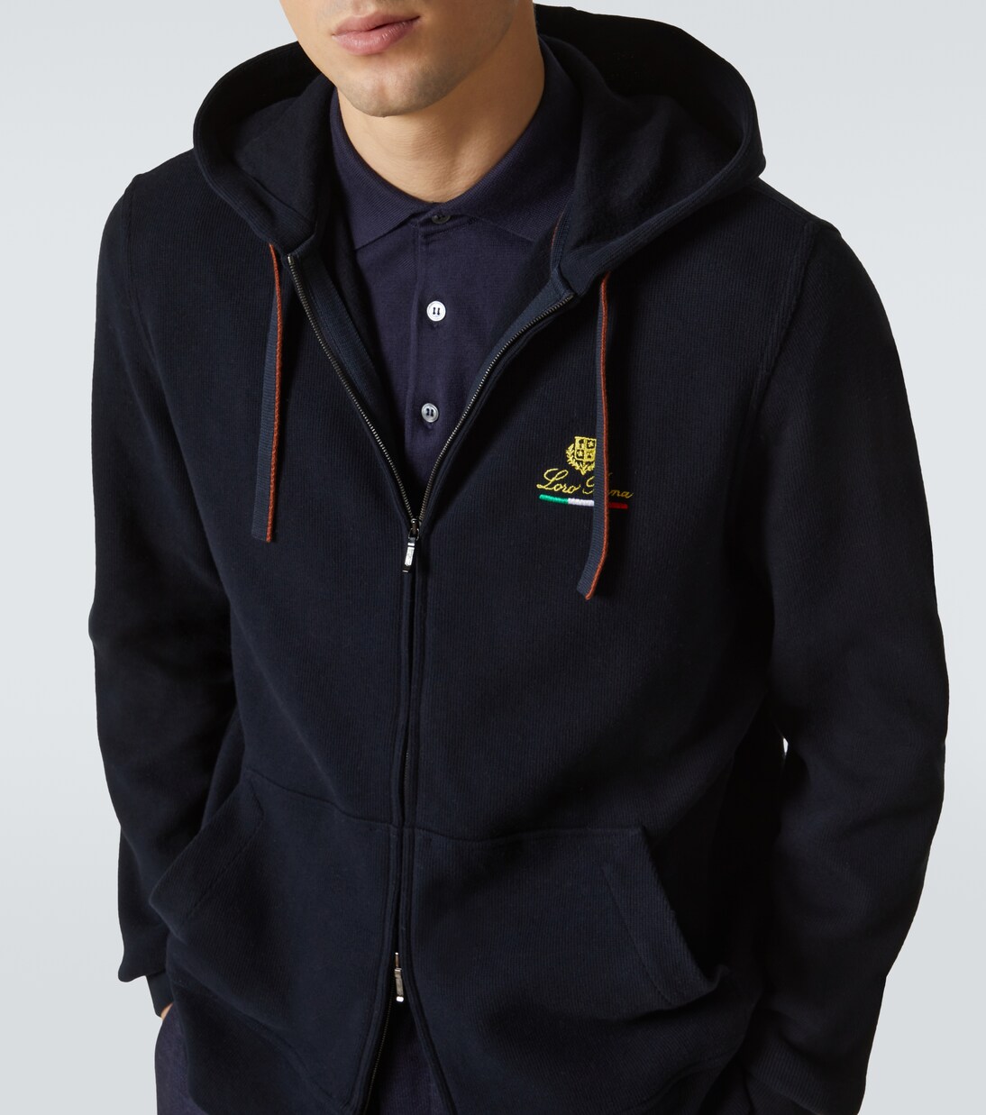 Hooded Bomber Horsey sweatshirt | Loro Piana