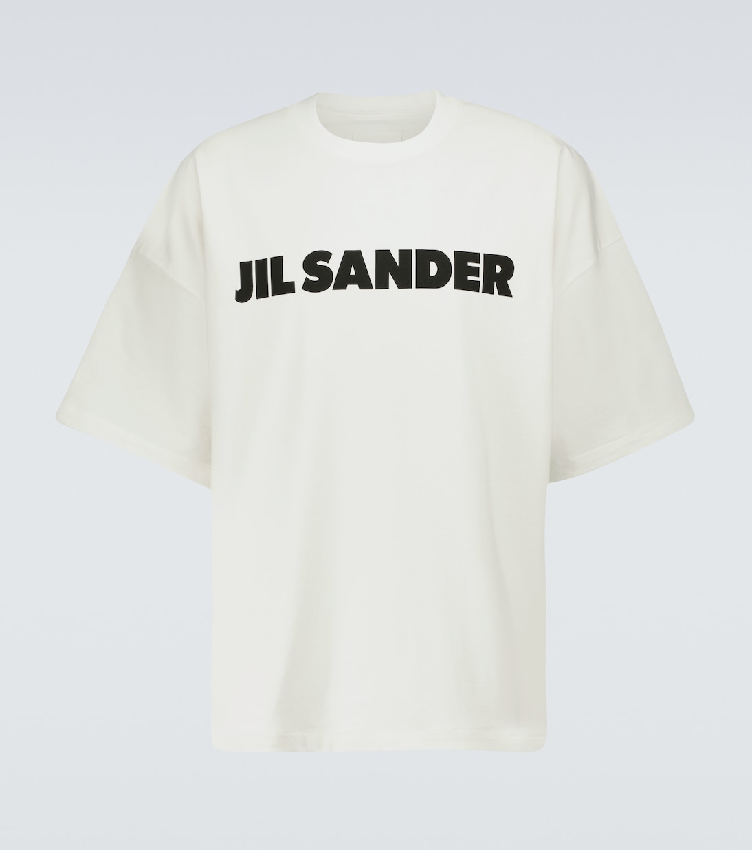 Logo short-sleeved cotton T-shirt | Jil Sander