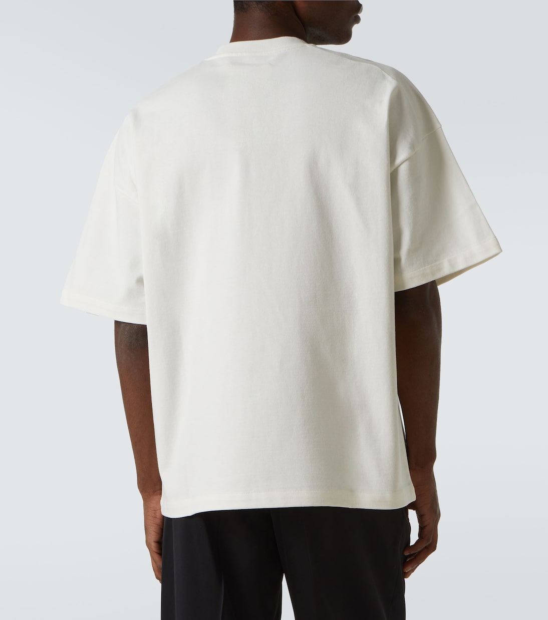 Logo short-sleeved cotton T-shirt | Jil Sander