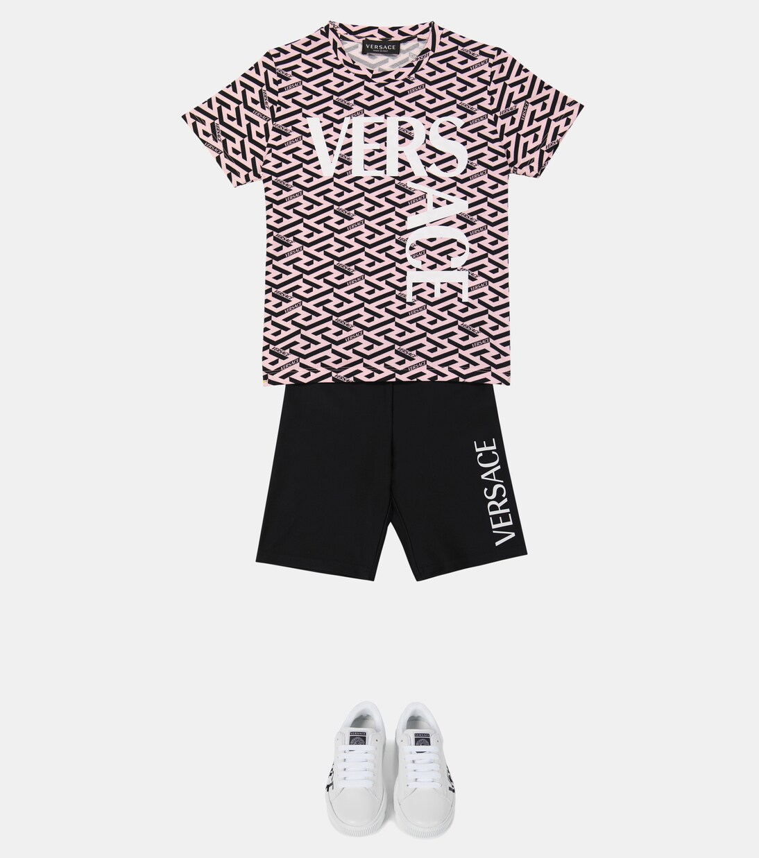 Logo biker shorts | Versace Kids