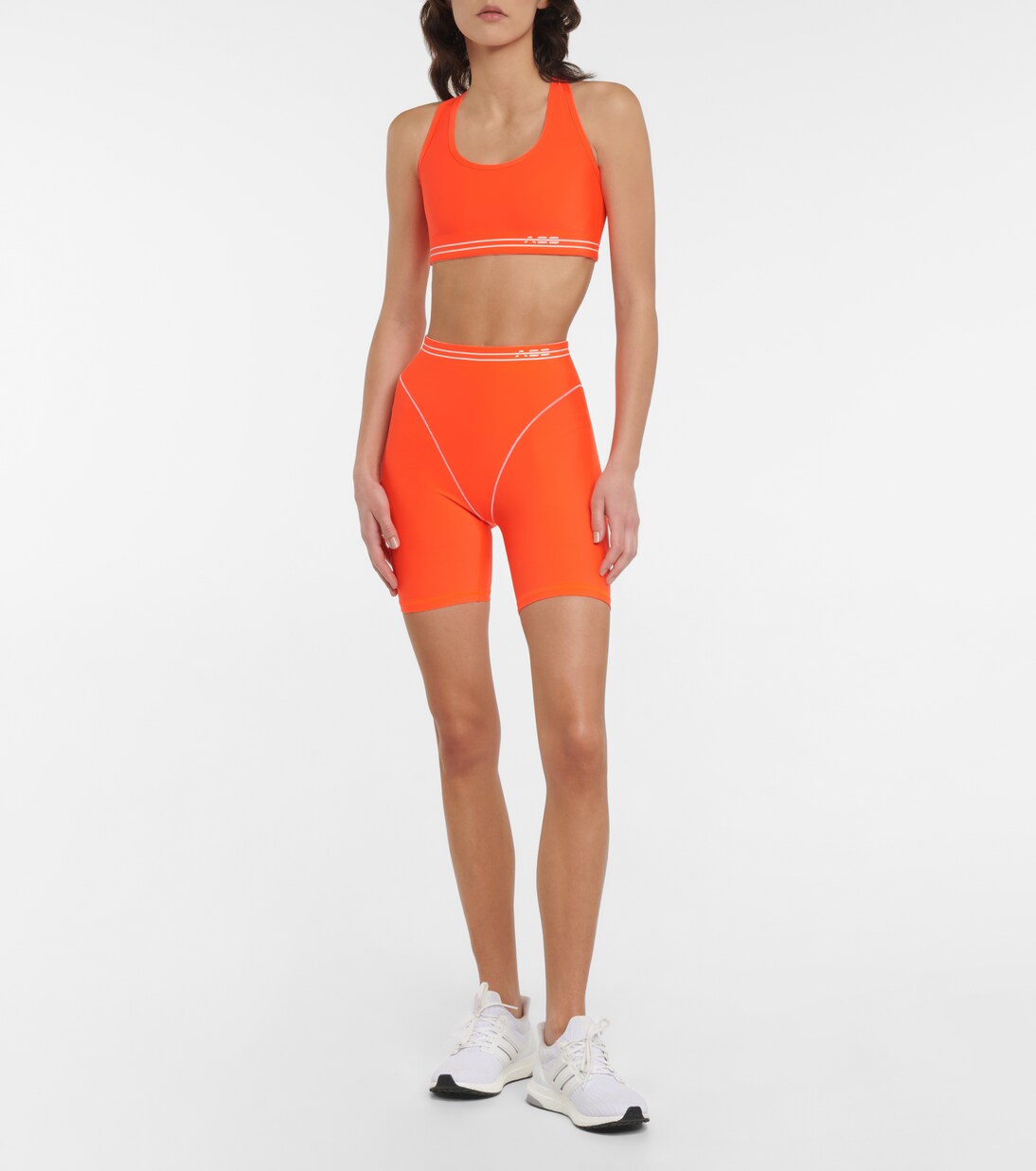 High-Rise Biker Shorts French Cut | Adam Selman Sport