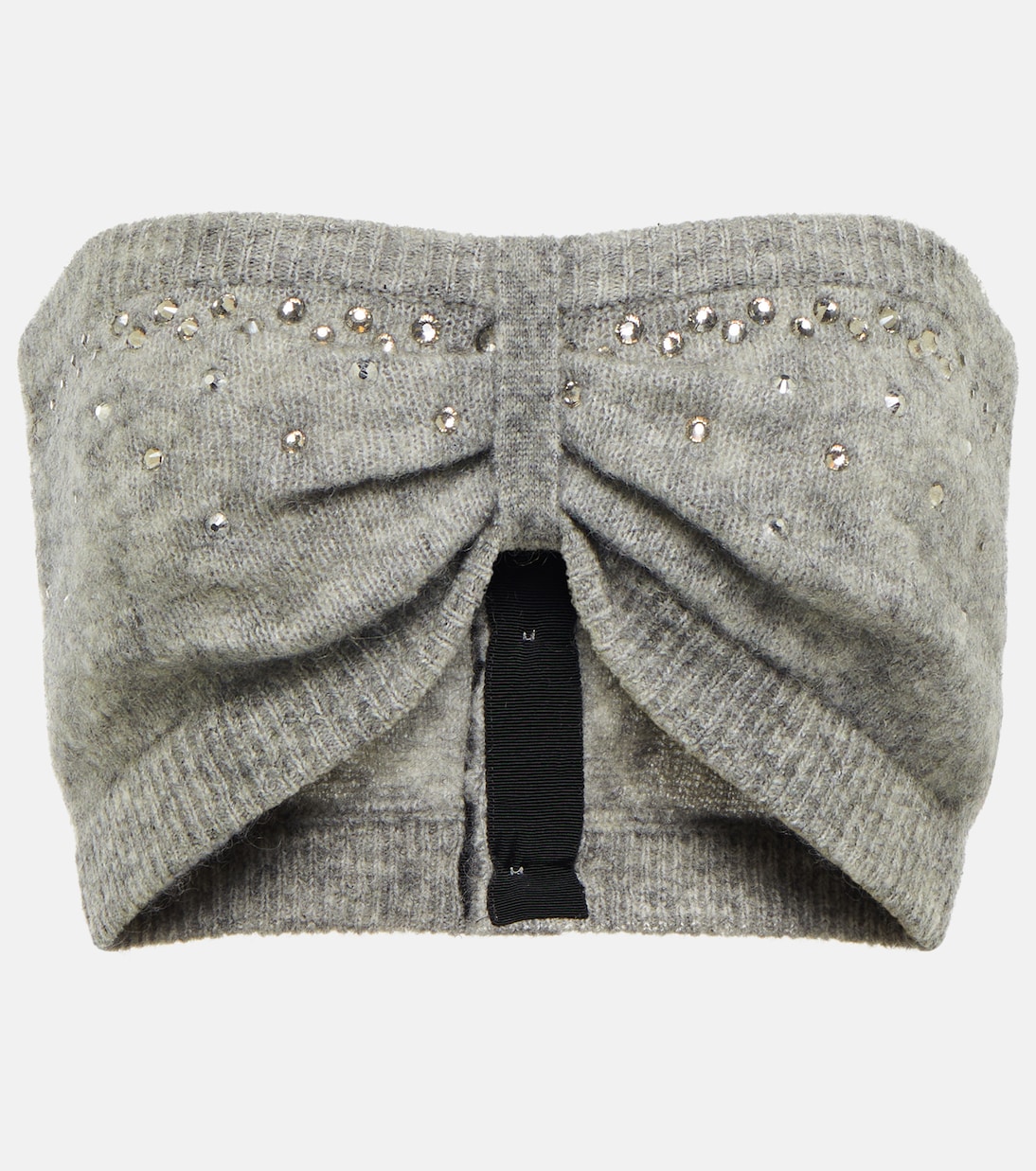 Verziertes Bralette aus einem Mohairgemisch | Alessandra Rich