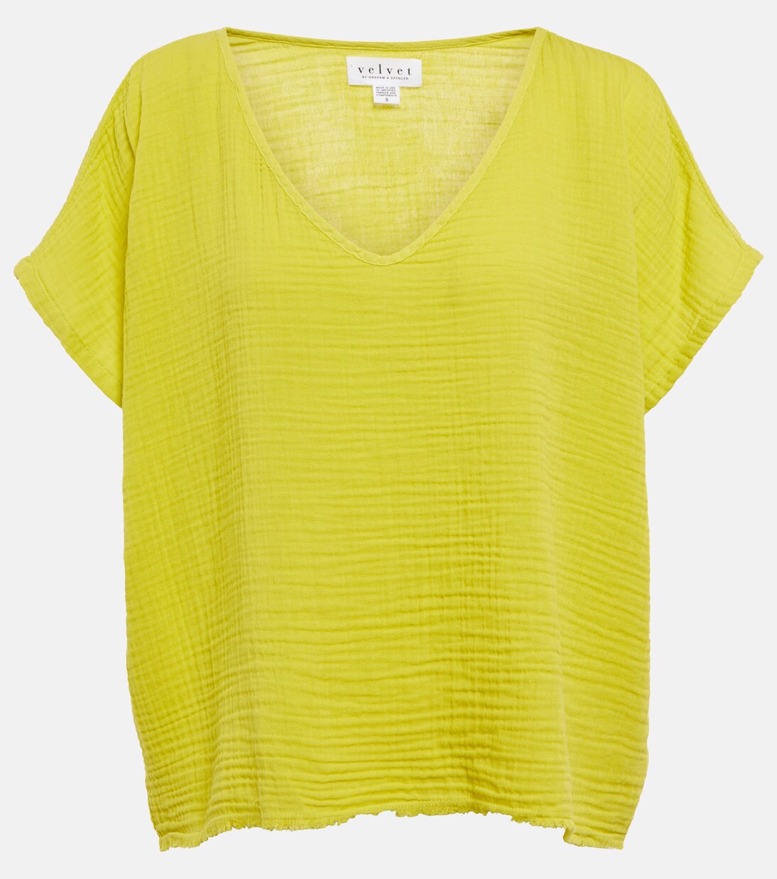 Top Elsa en gaze de coton | Velvet