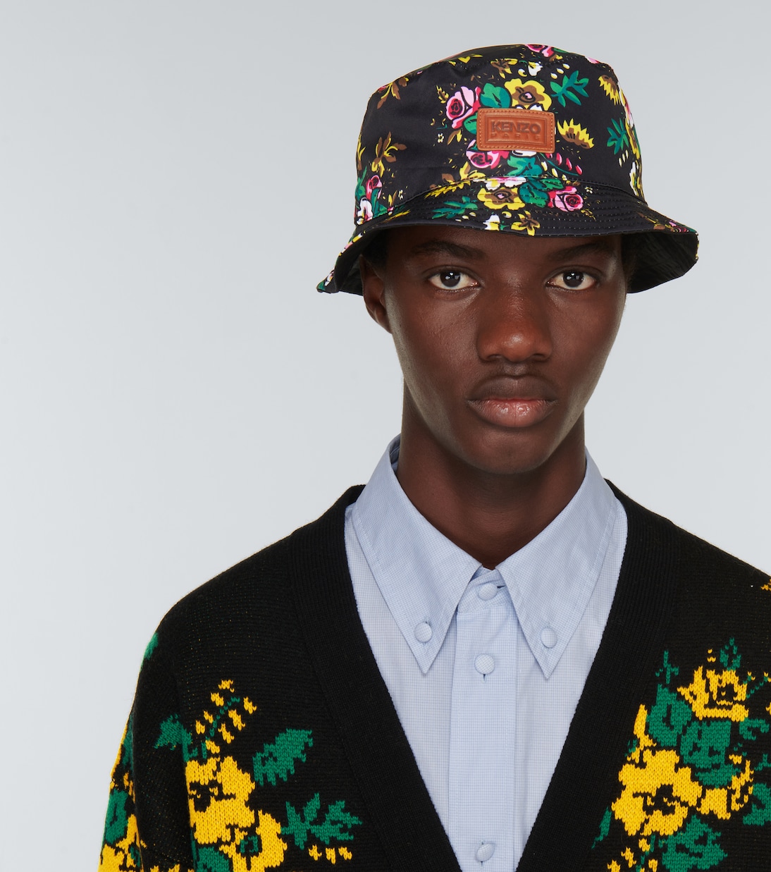 Floral satin bucket hat | Kenzo