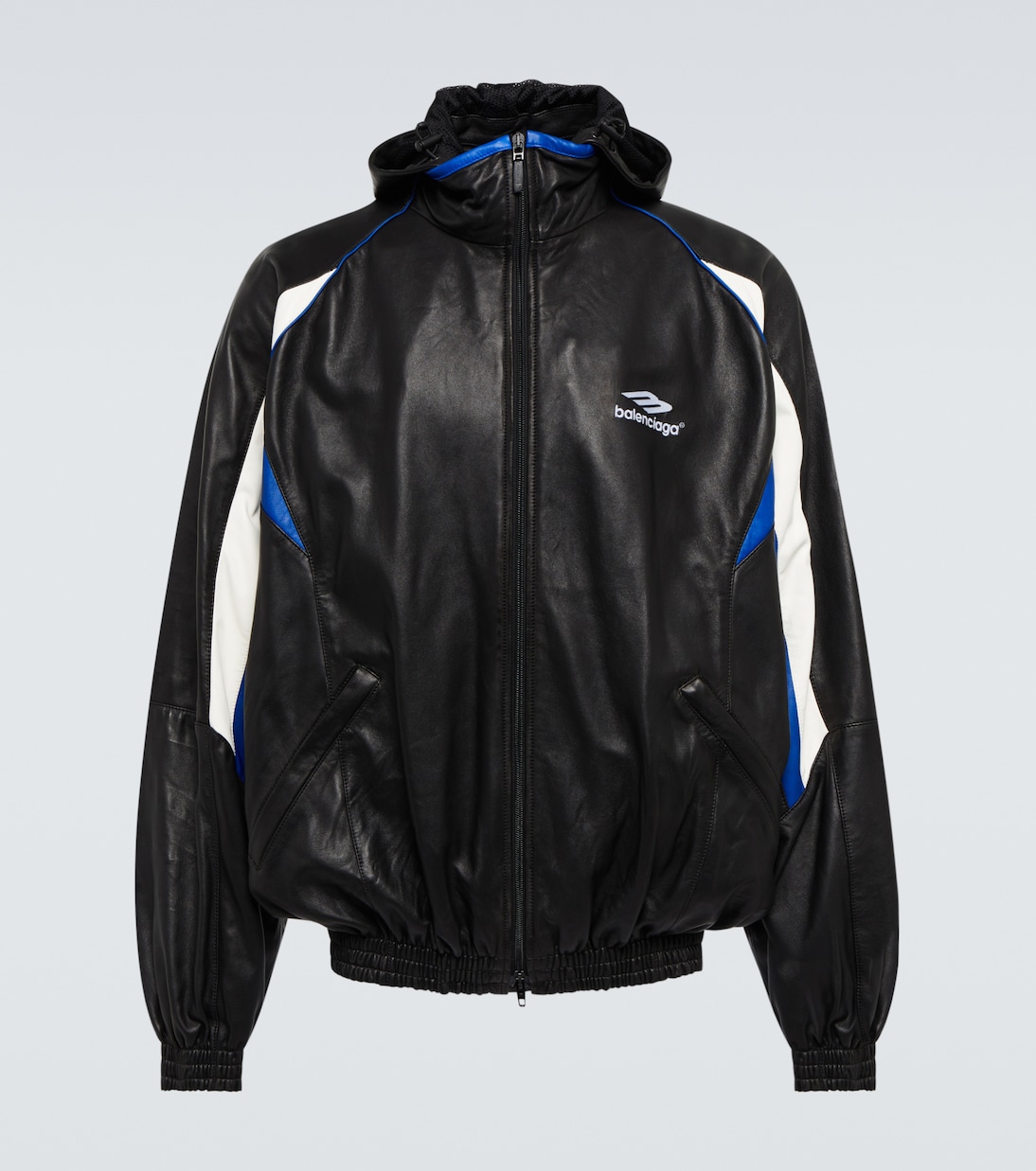 Kapuzenjacke aus Leder | Balenciaga