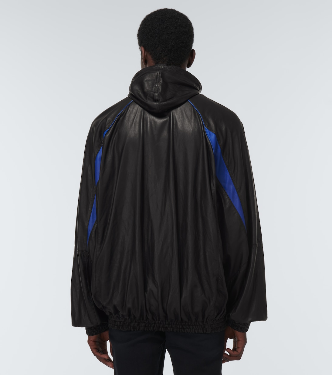 Kapuzenjacke aus Leder | Balenciaga