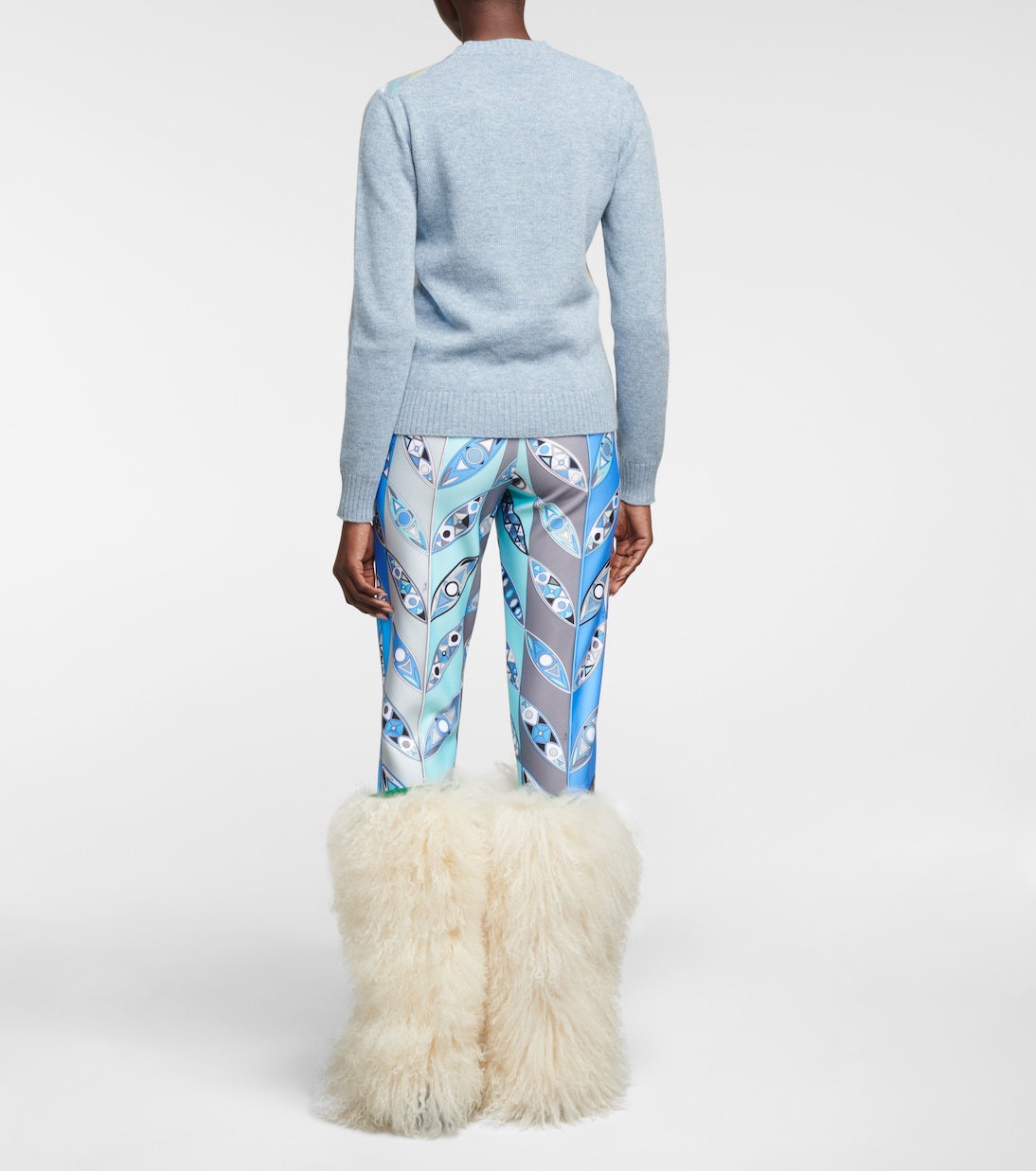 x Fusalp – Pull Marmo intarsia en laine | Pucci