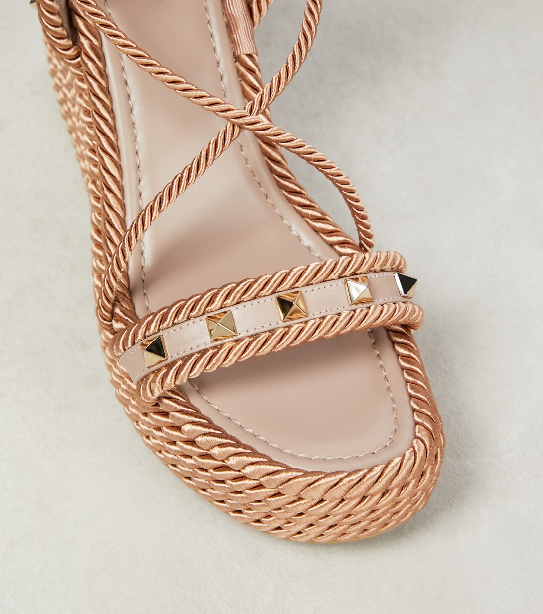 Rockstud espadrille sandals | Valentino Garavani