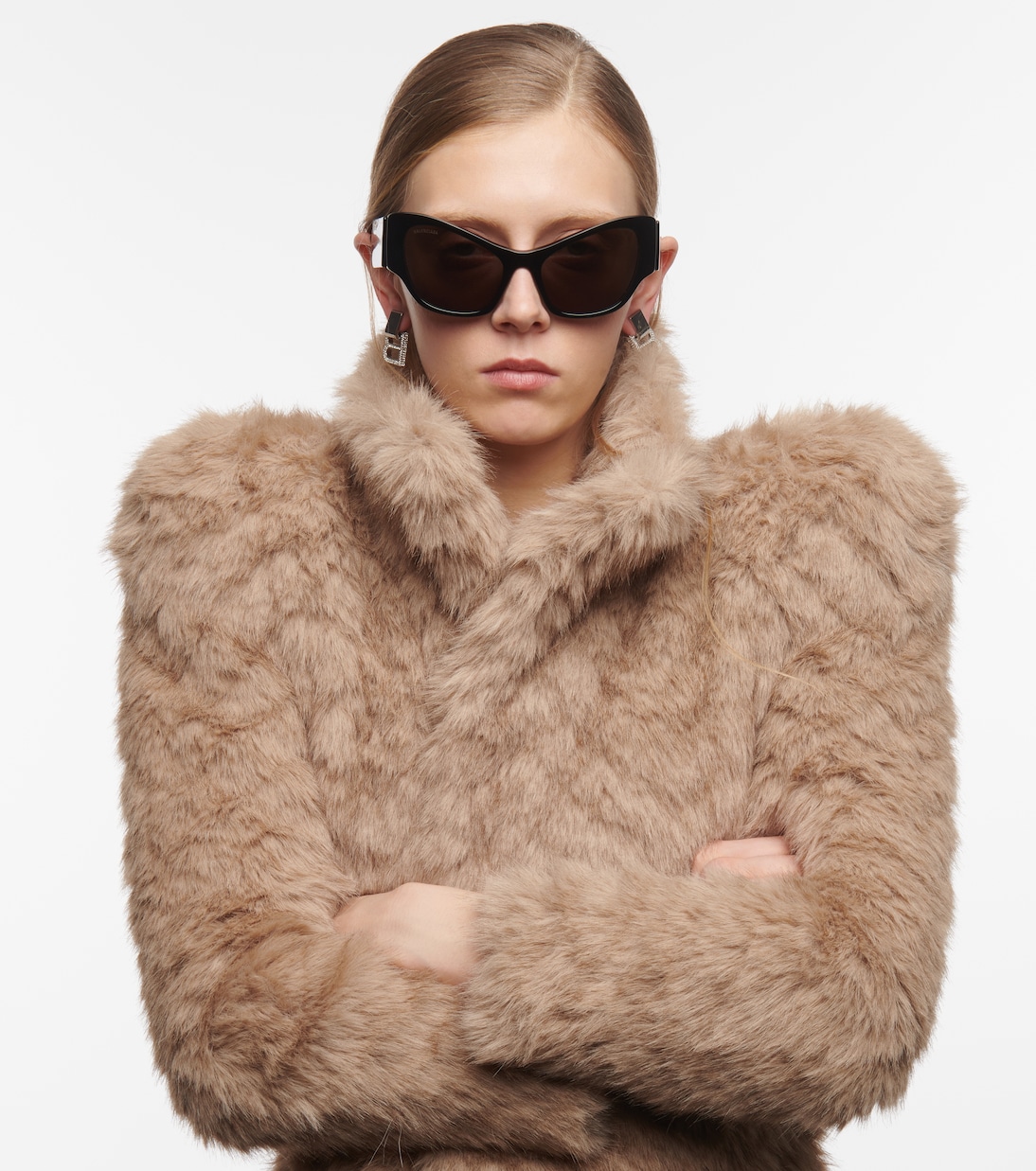 Rectangular acetate sunglasses | Balenciaga