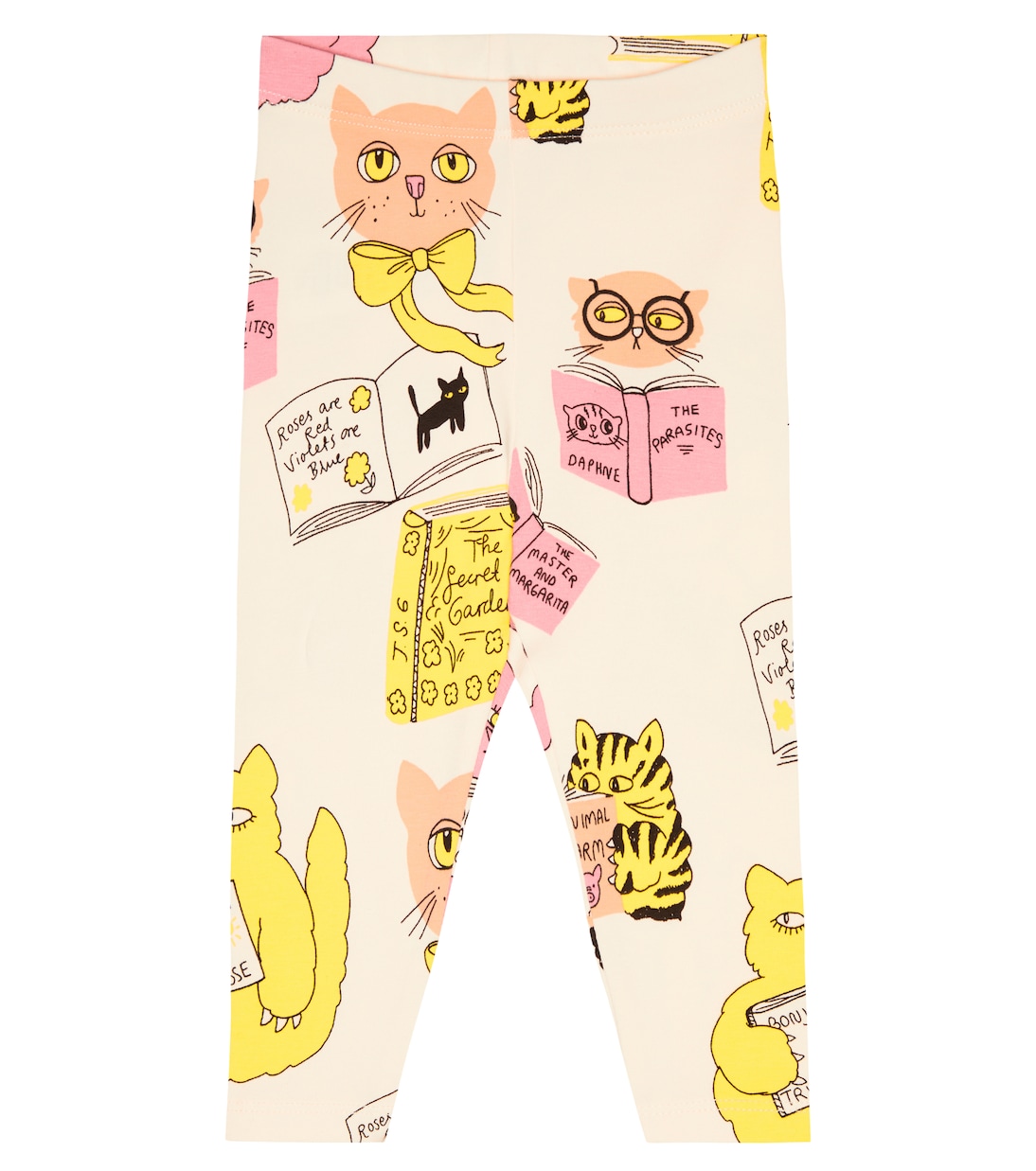 Baby printed cotton leggings | Mini Rodini