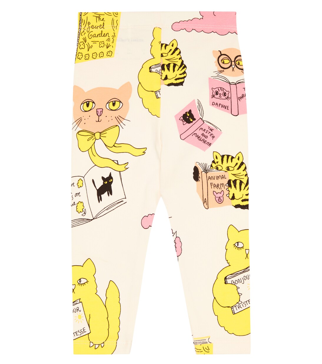 Baby printed cotton leggings | Mini Rodini