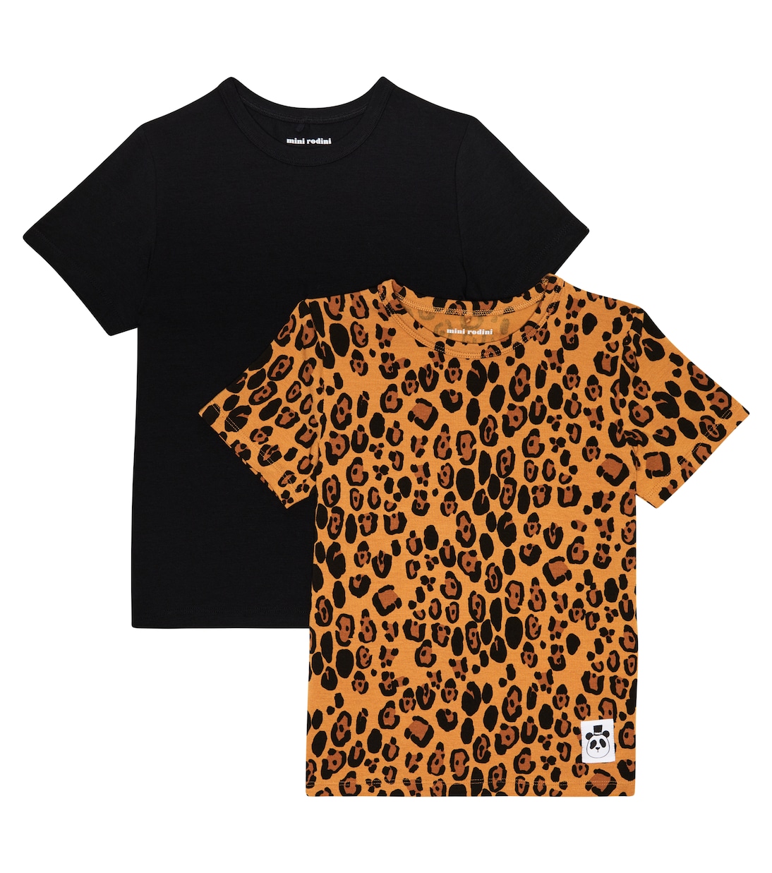 Basic Leopard set of 2 jersey T-shirts | Mini Rodini