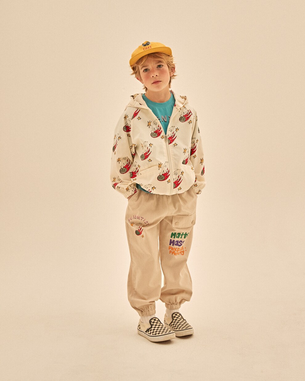 Printed cotton-blend jacket | Jellymallow