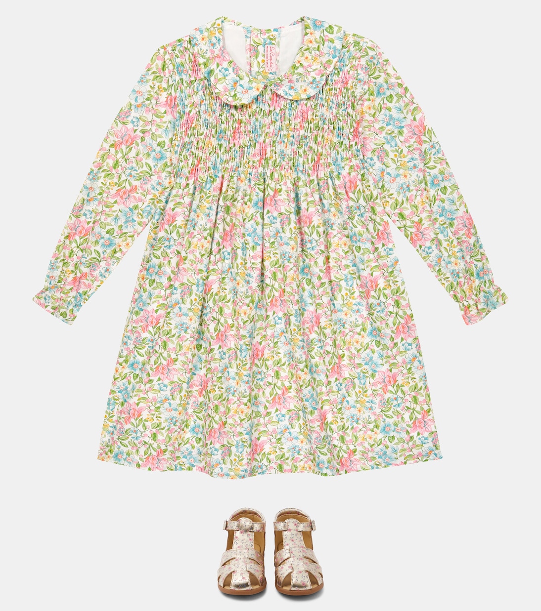 Cora floral cotton dress | La Coqueta