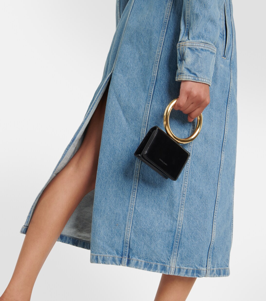 Hemdblusenkleid aus Denim | Ferragamo