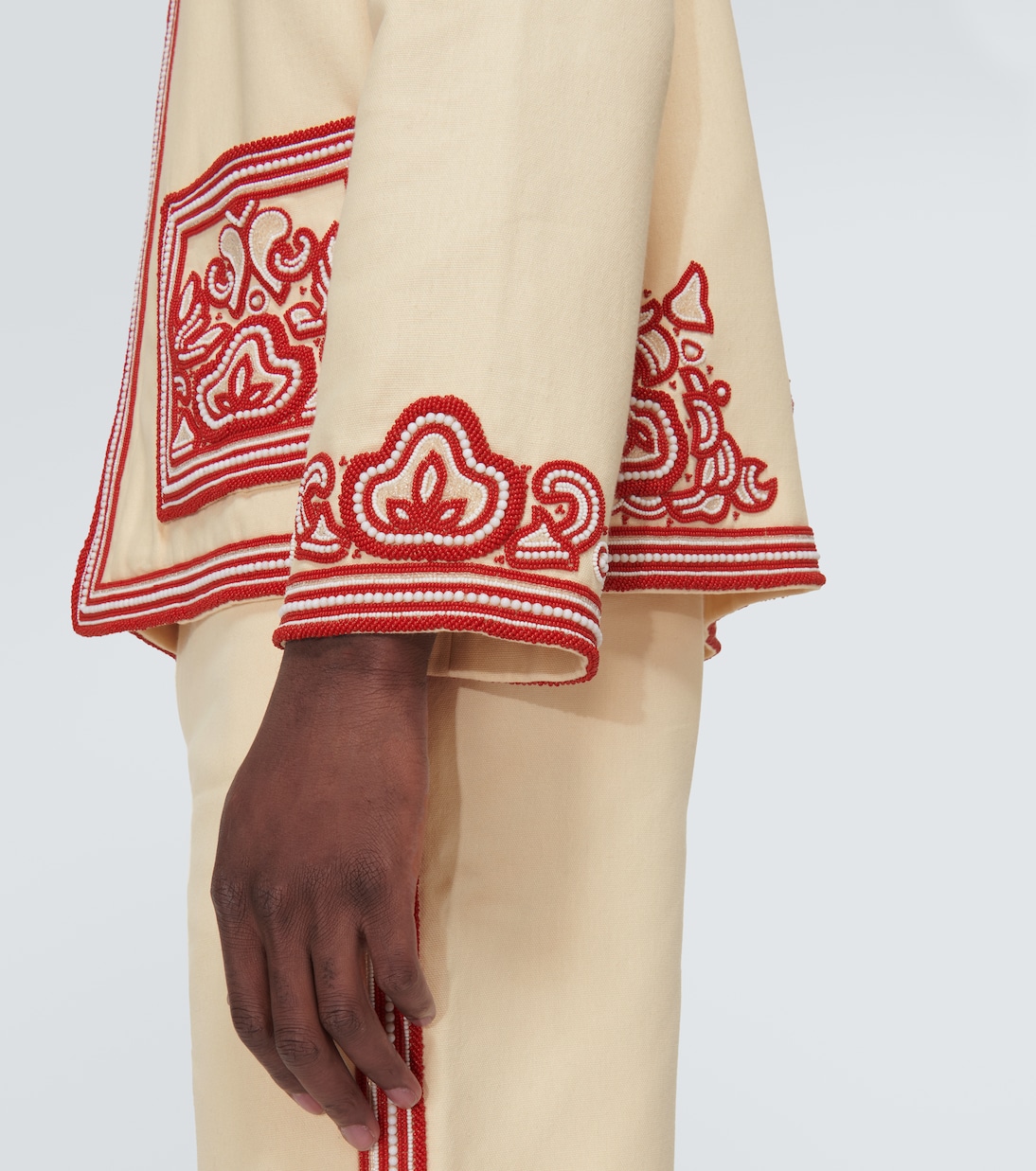 Flora beaded cotton jacket | Bode