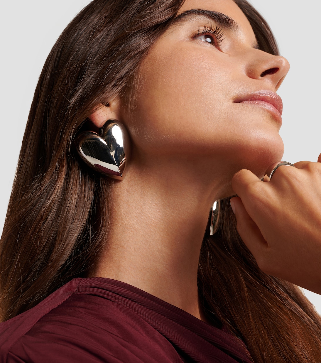 Ohrringe Puffy Heart, 10kt vergoldet | Jennifer Fisher