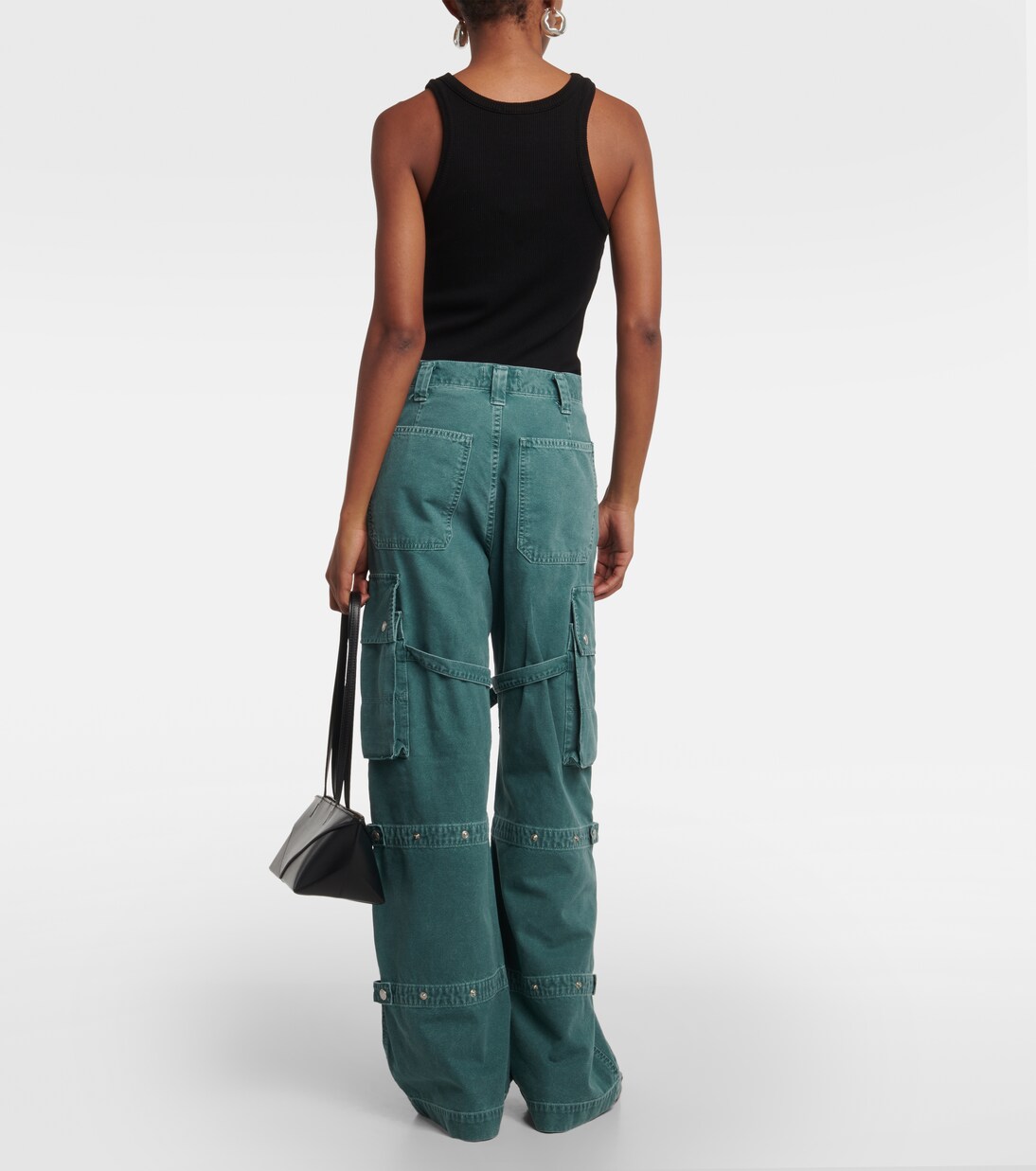 Vivian Strap mid-rise wide-leg jeans | Agolde