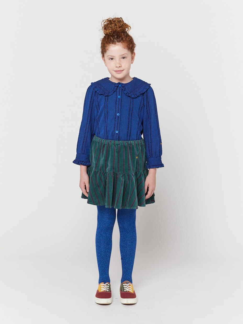 Striped velvet skirt | Bobo Choses