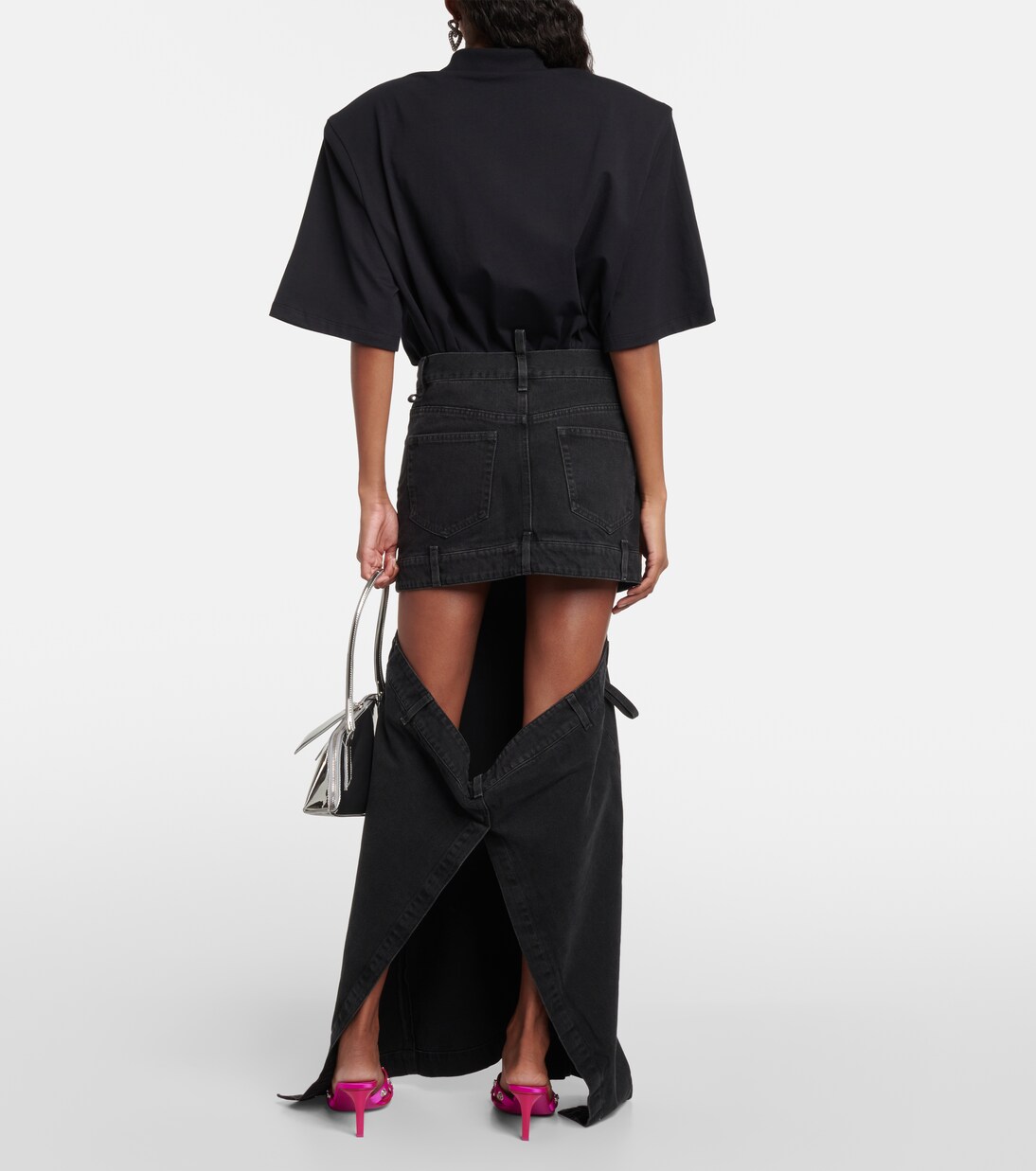 디컨스트럭티드 데님 맥시 스커트 | The Attico