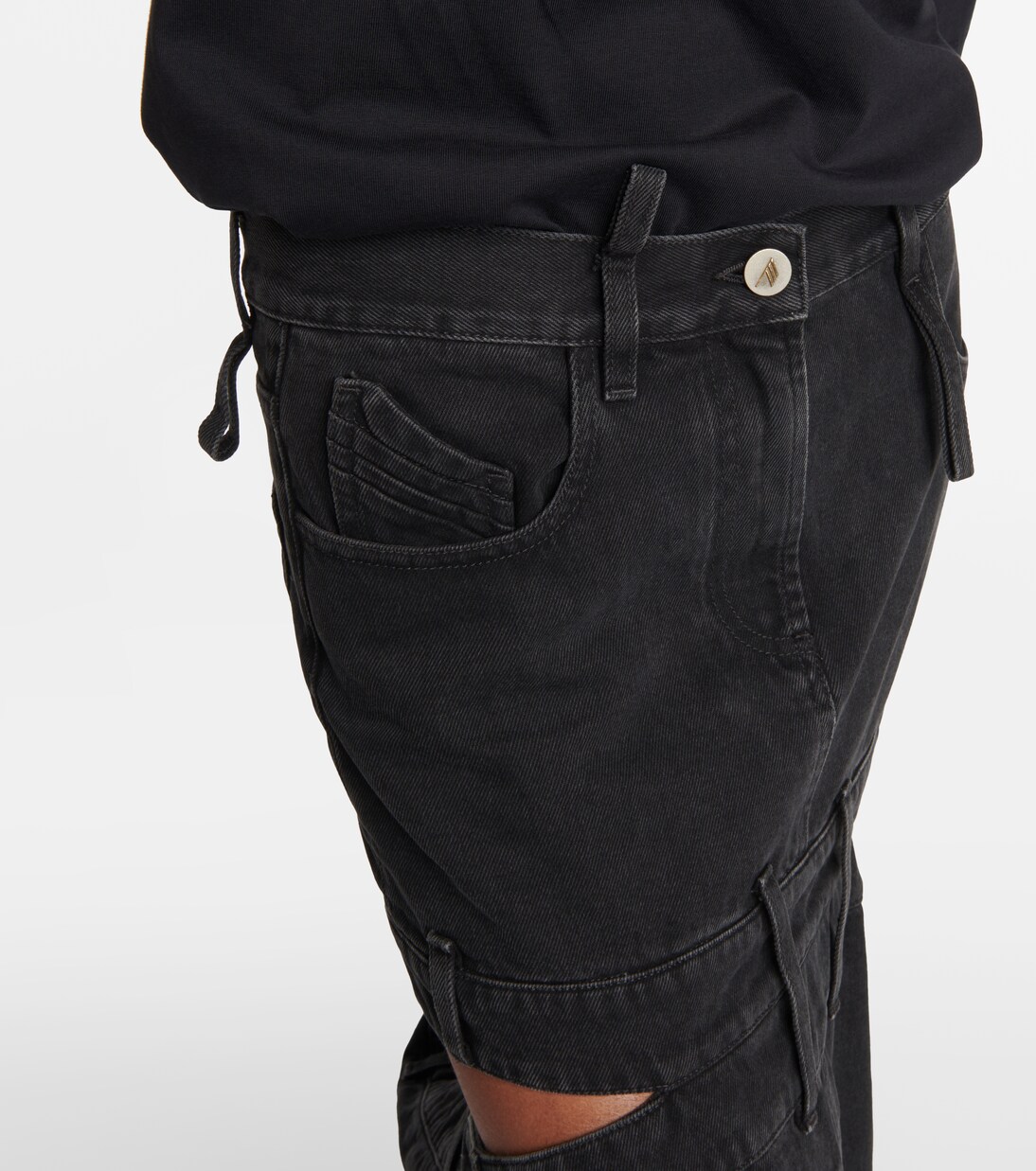 디컨스트럭티드 데님 맥시 스커트 | The Attico