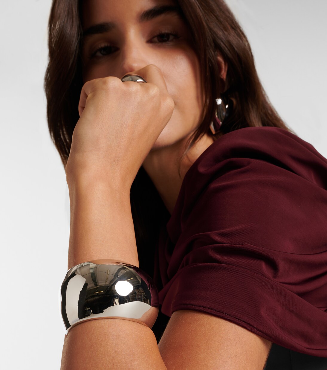 Globe 14kt gold-plated cuff bracelet | Jennifer Fisher