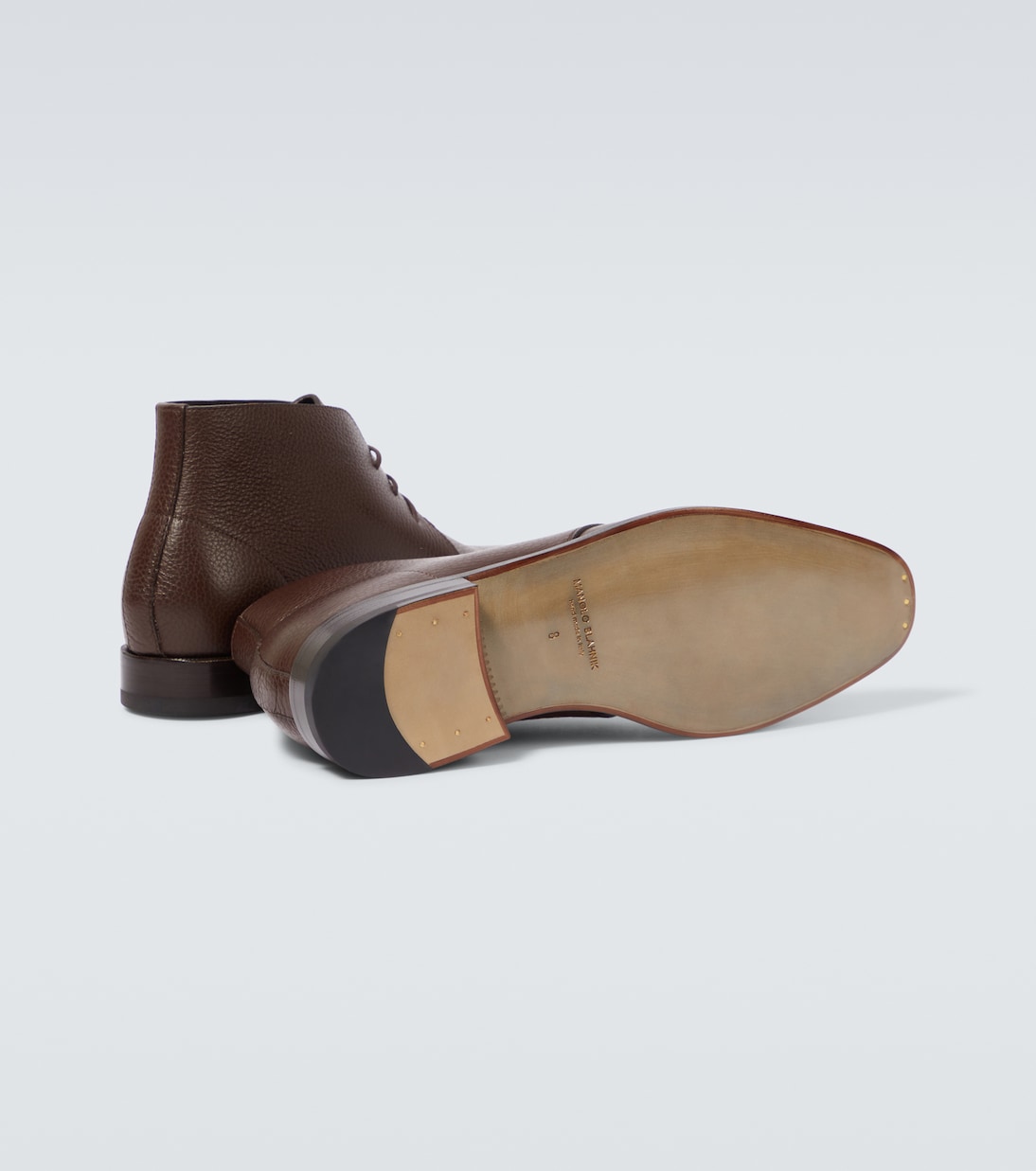 Berwick leather desert boots | Manolo Blahnik